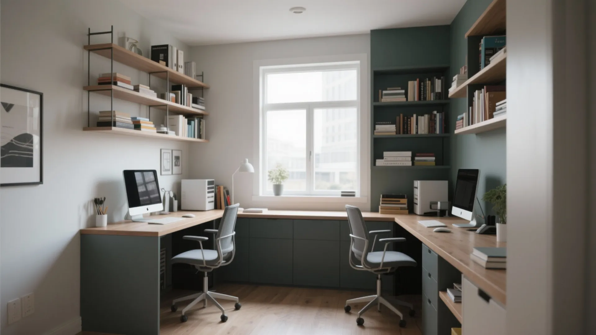 6. L-Shaped Desk for Efficiency