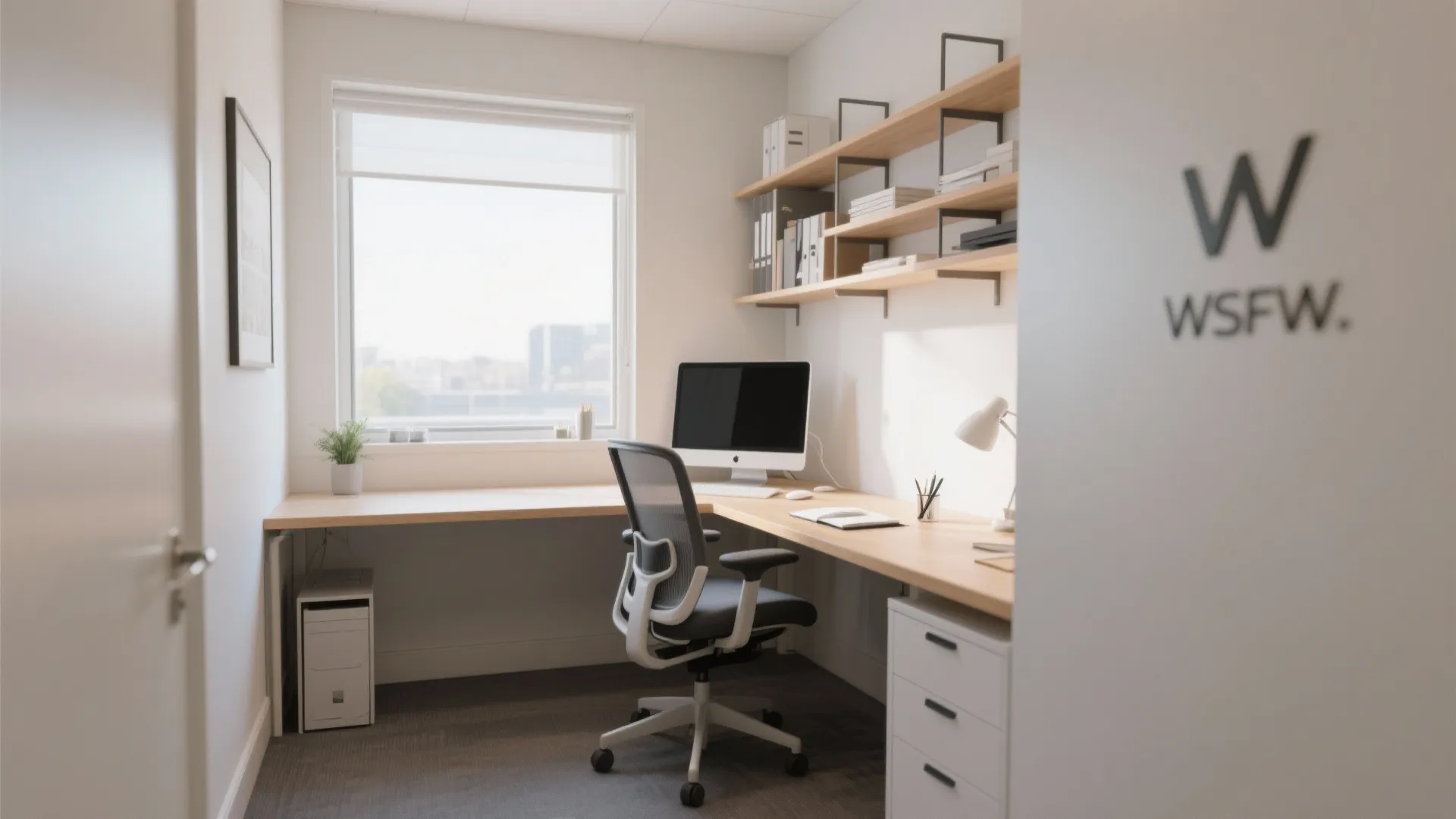 L-Shaped Desk Layout