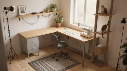 L-shaped Desk for Small Spaces: 5 Smart Ideas
