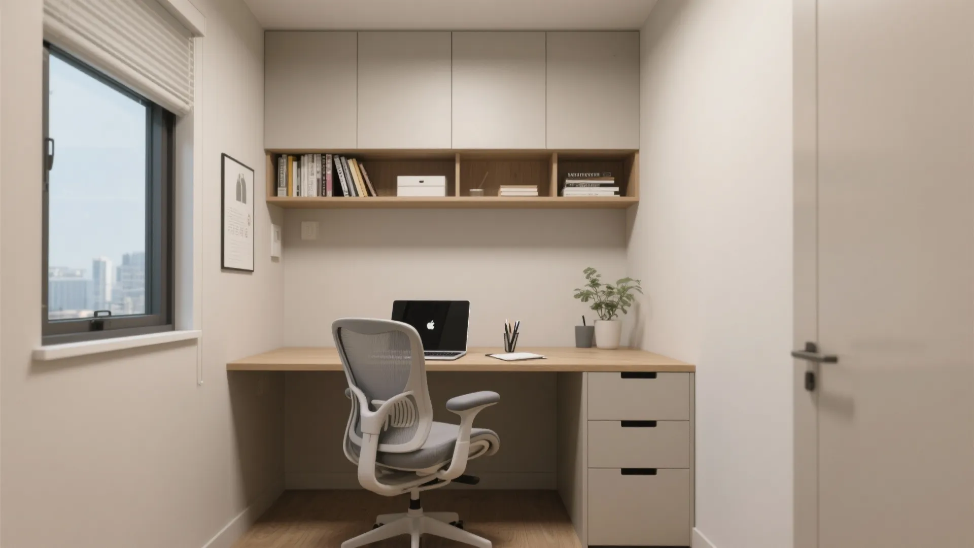 L-Shaped Desk Layout