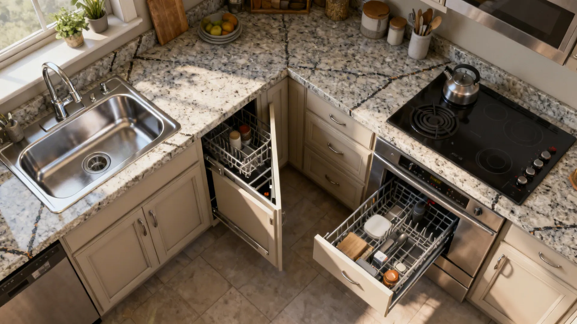 Small Kitchen Feels Cramped? 5 Granite Platform Design Fixes
