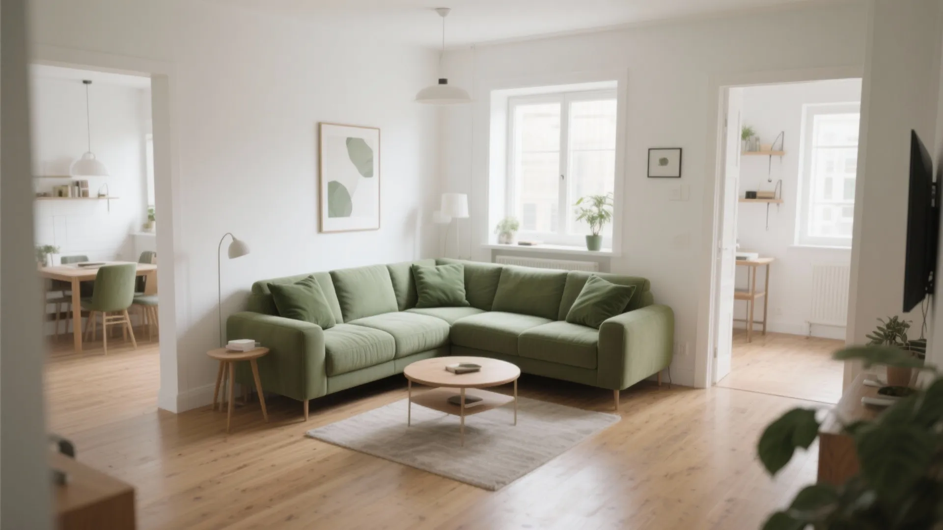 6. L-Shaped Layout with Accents