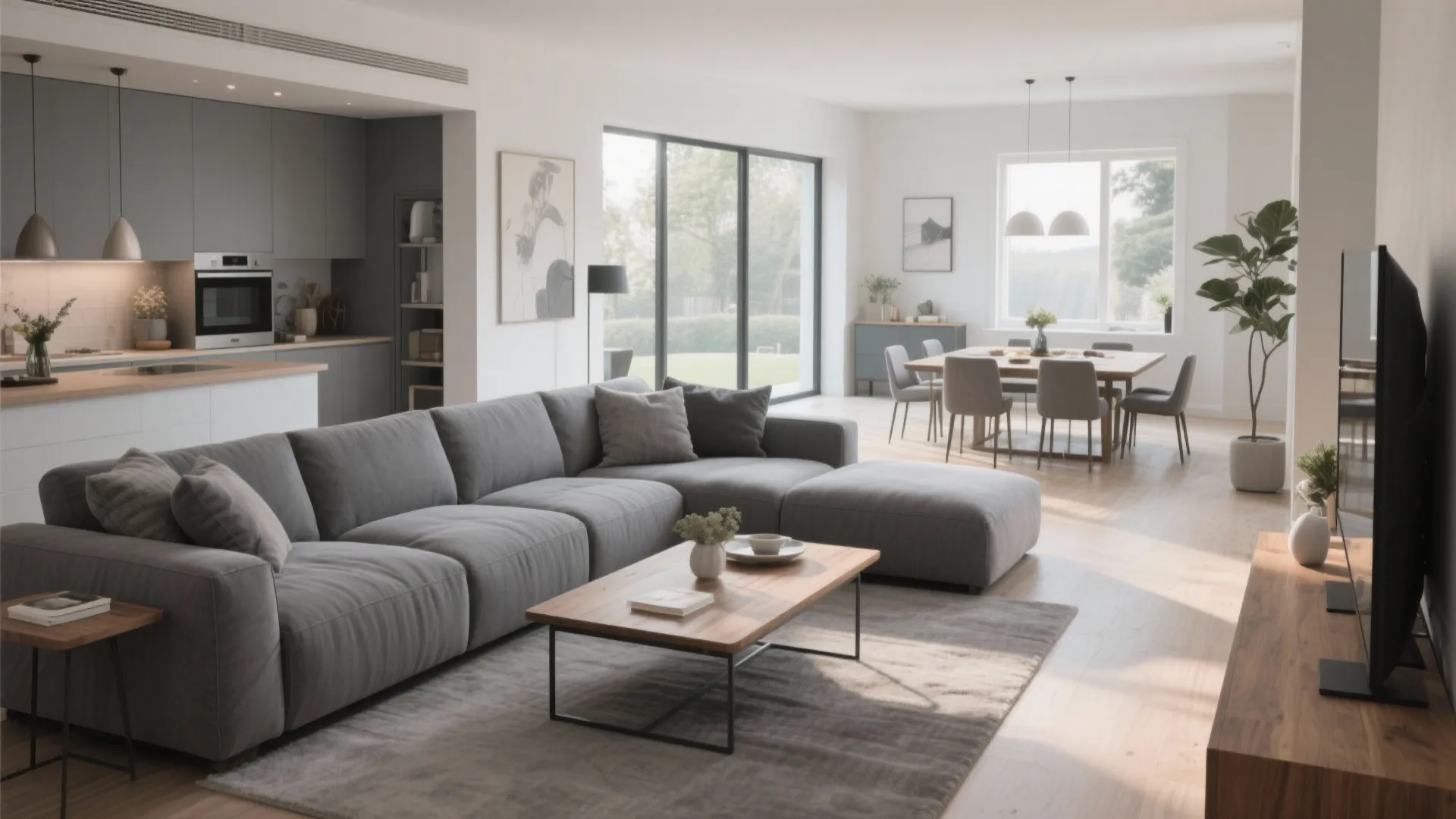 L-Shaped Layout for Gatherings