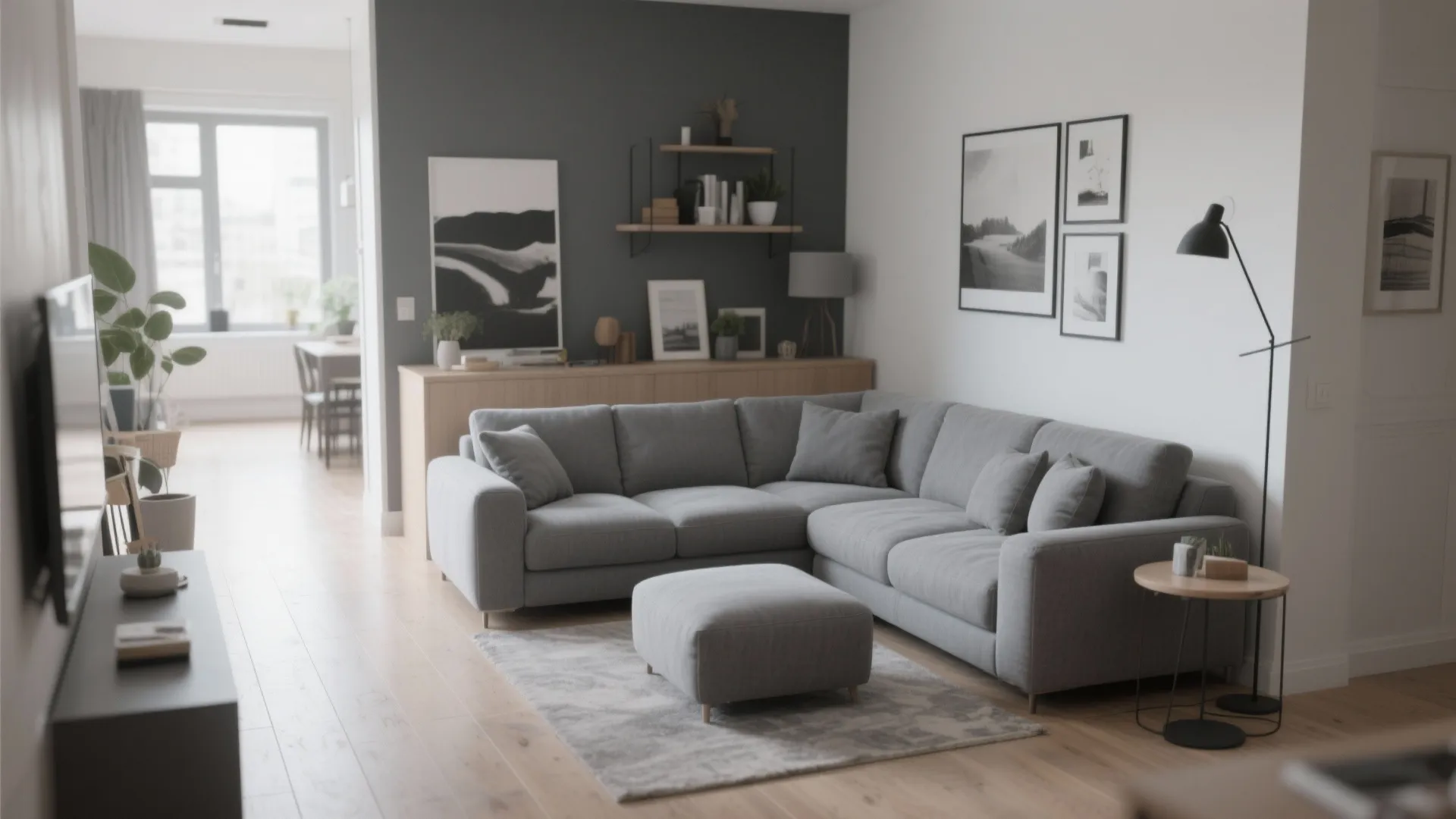 8. L-Shaped Layout for Small Spaces