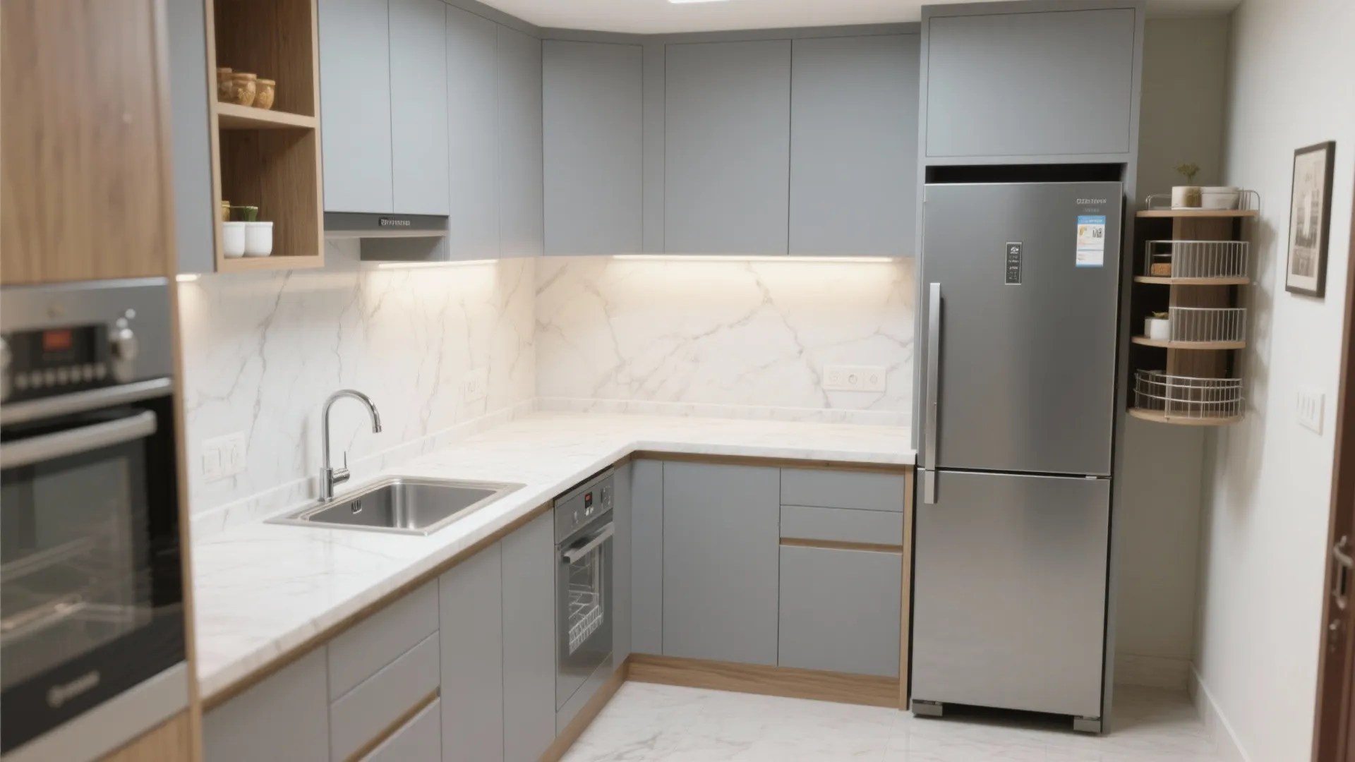 L-shaped Layouts for More Counter Space