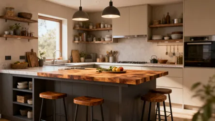 5 Kitchen Island Ideas for L-Shaped Kitchens
