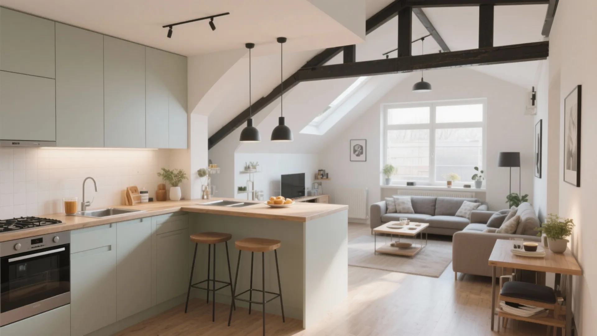 3. L-Shaped Layout to Maximize Counter Space