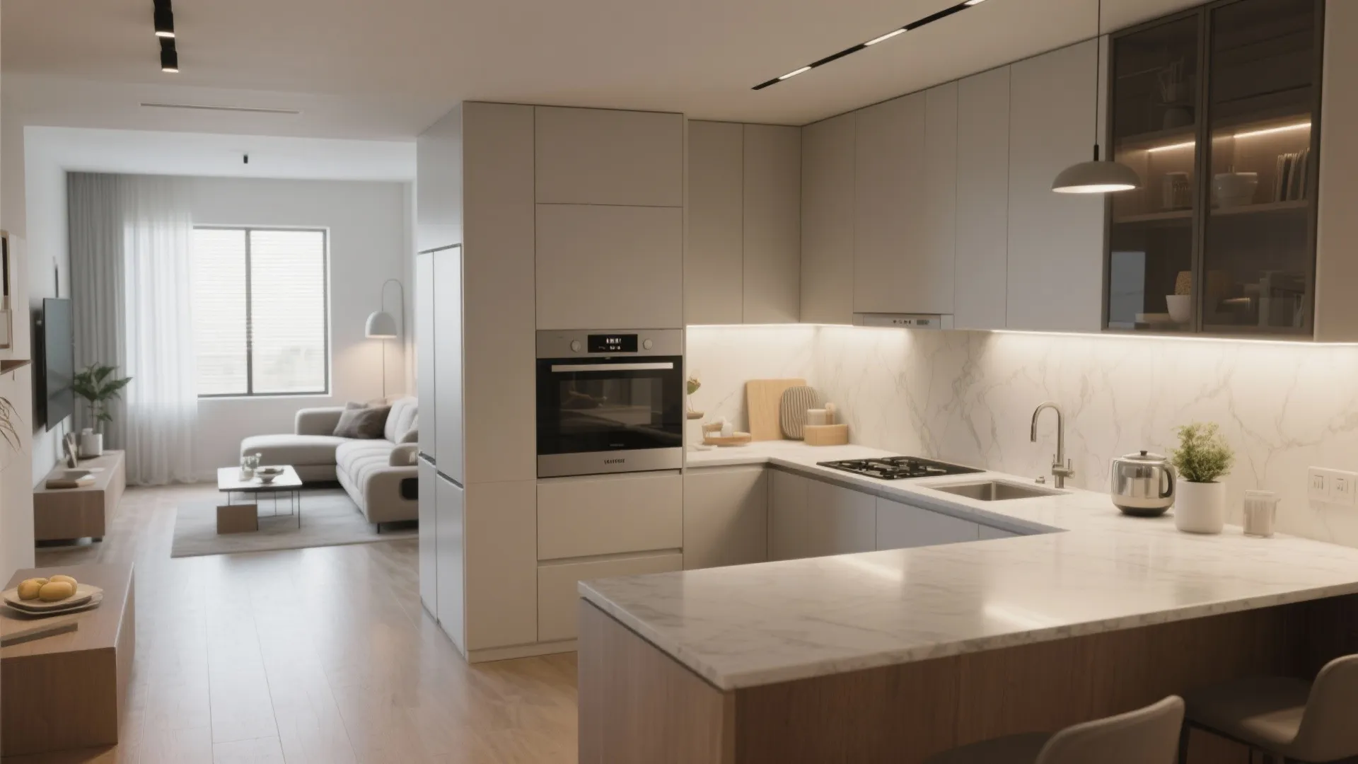 L-Shaped Kitchen Layout