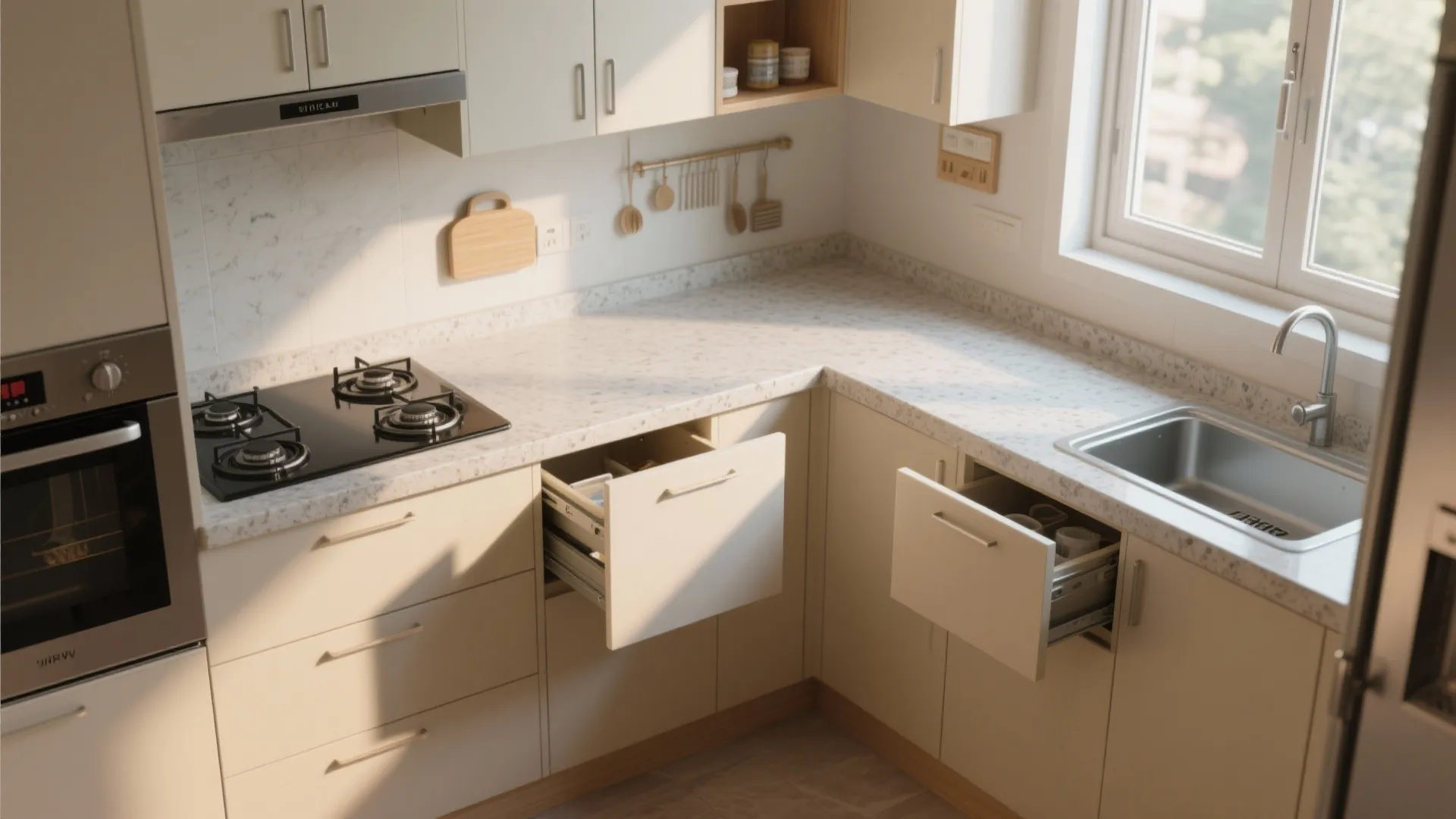 L-Shaped Kitchen Layout