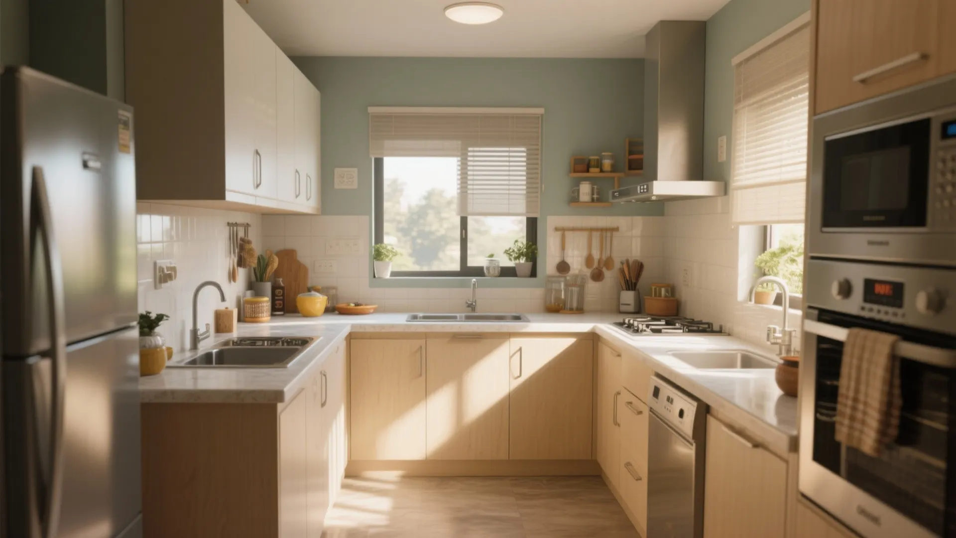 L-Shaped Kitchen Layout