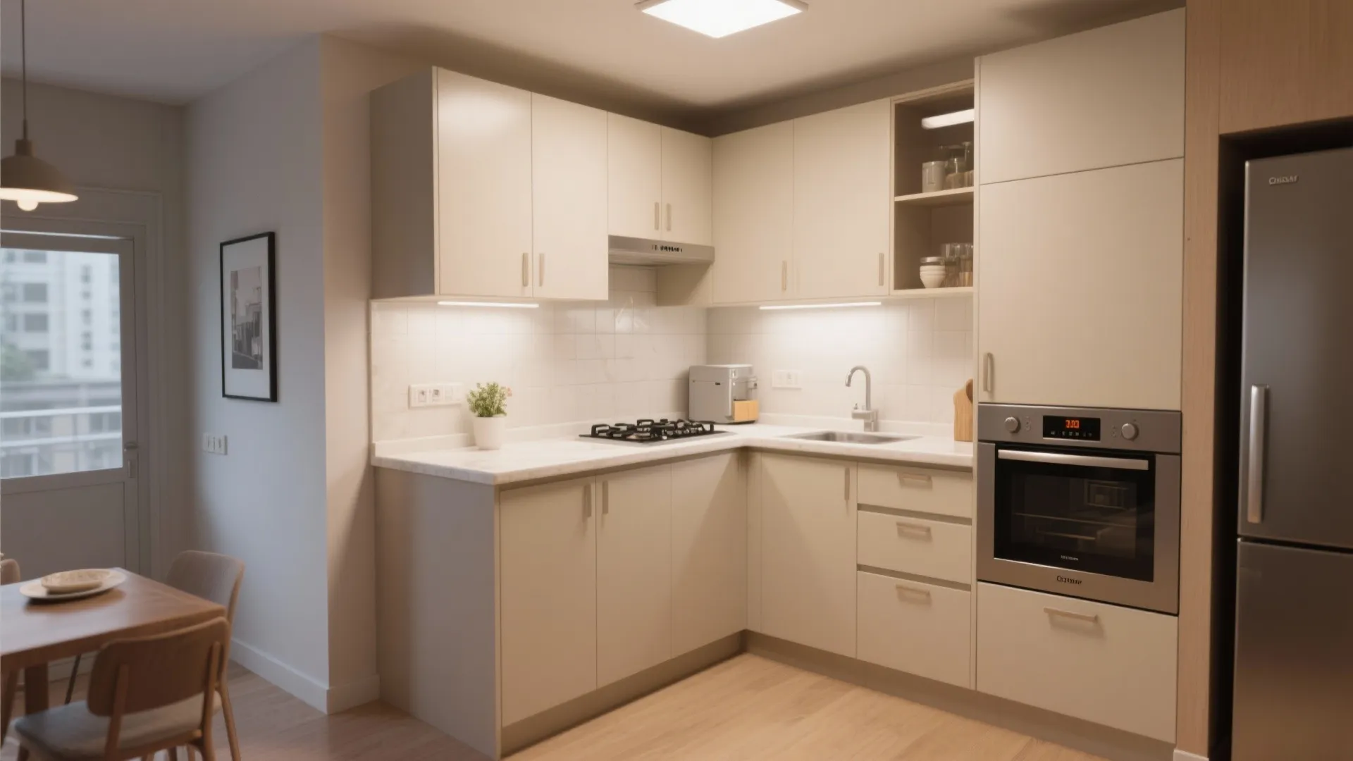 L-Shaped Kitchen Layout