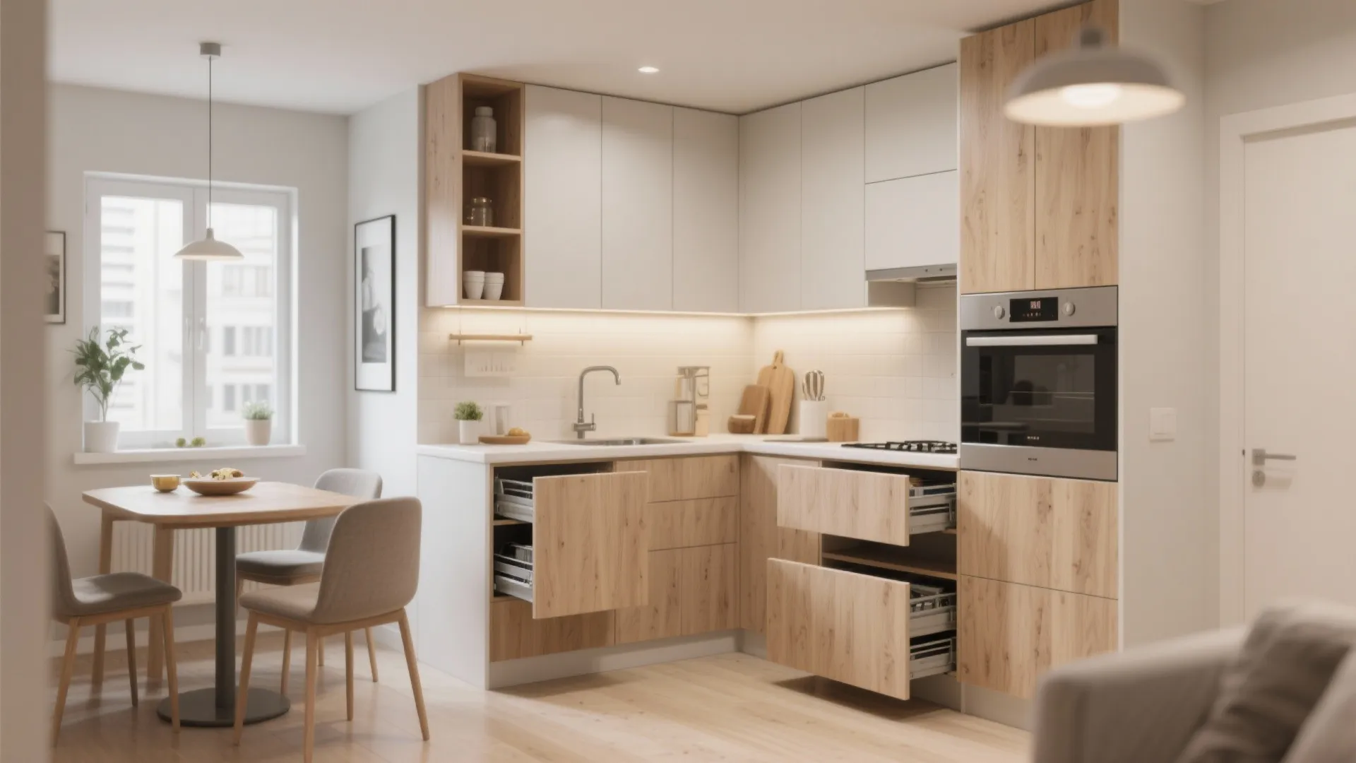 L-Shaped Kitchen Layout