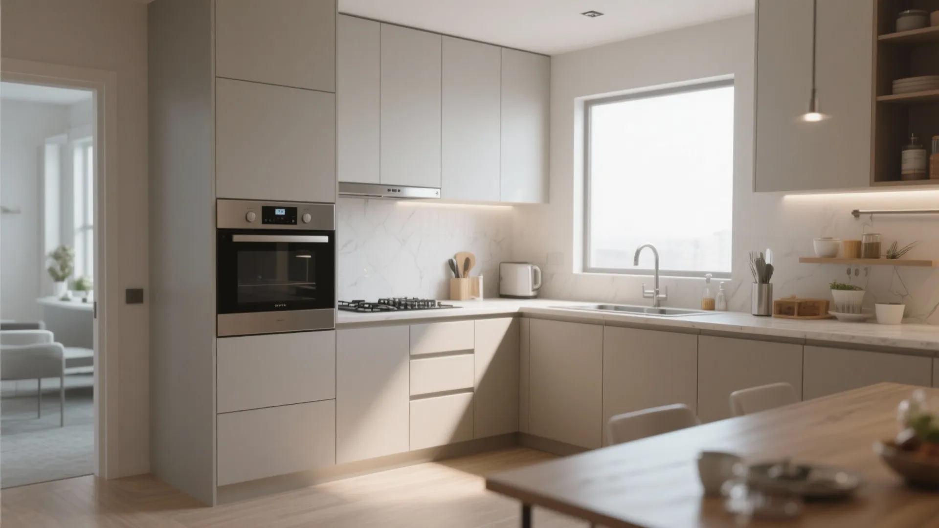 L-shaped Kitchen Layout