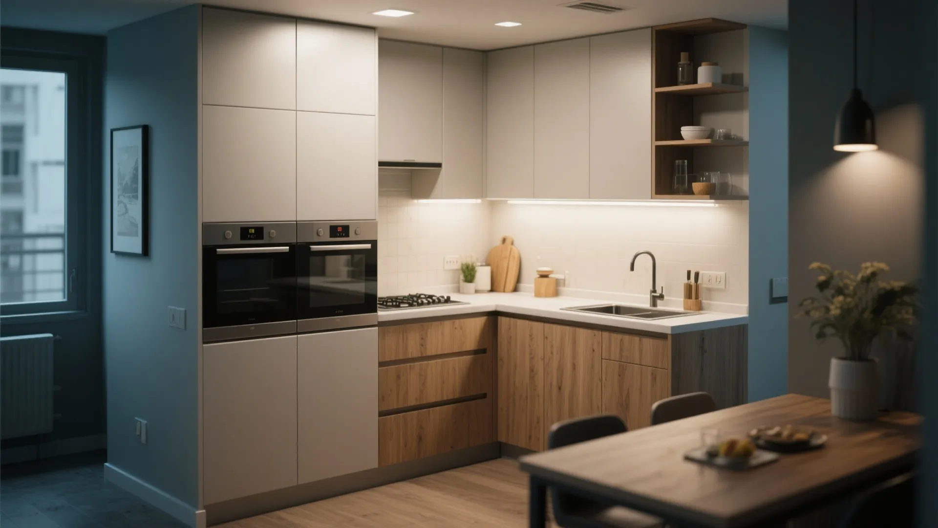 L-Shaped Kitchen Layout