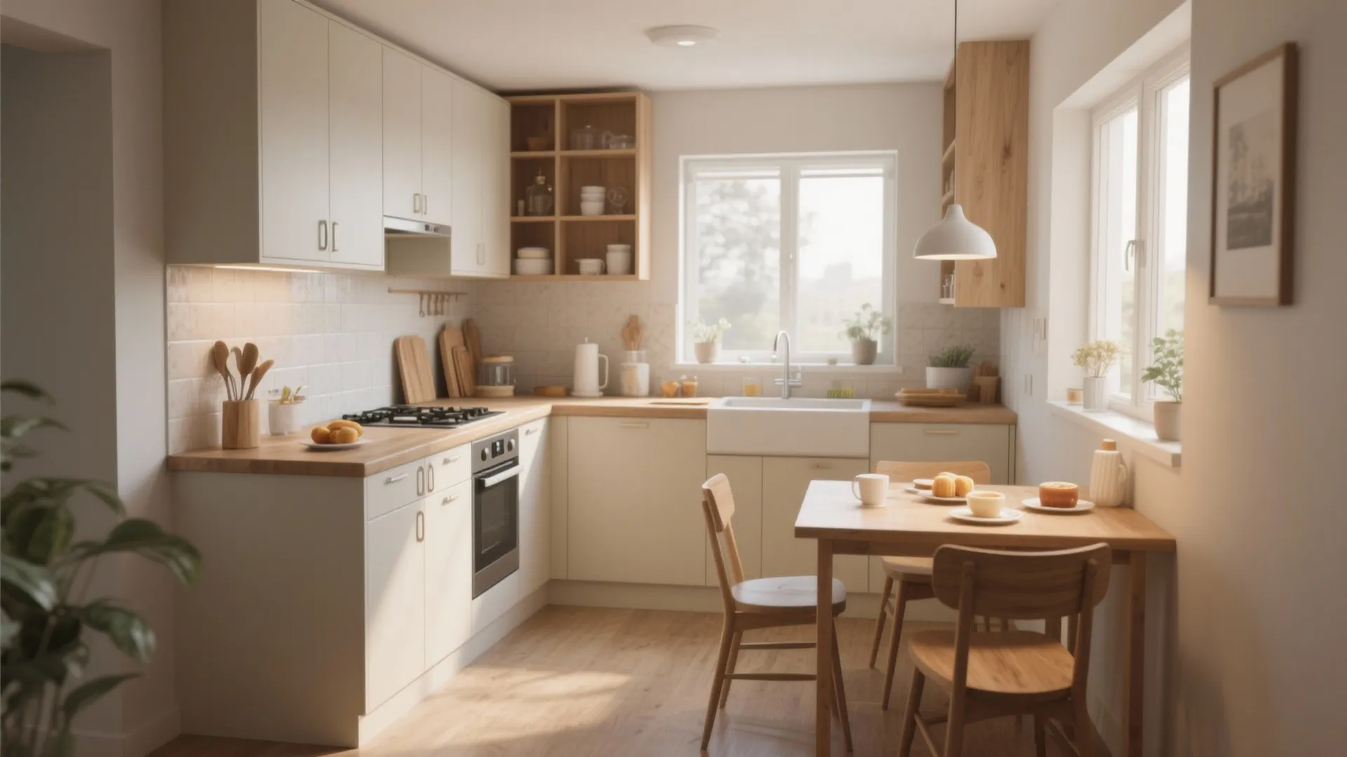 L-Shaped Kitchen Layout