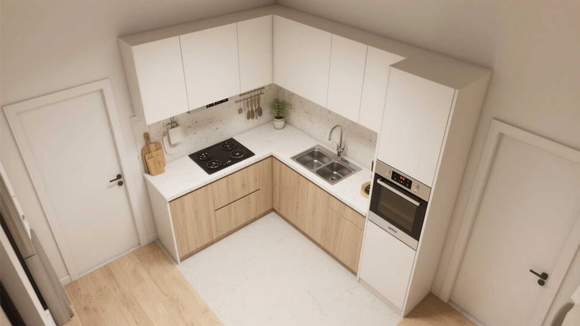 L-Shaped Layout for Work Zones