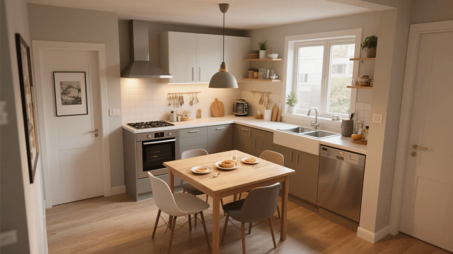 L-Shaped Kitchen Layout