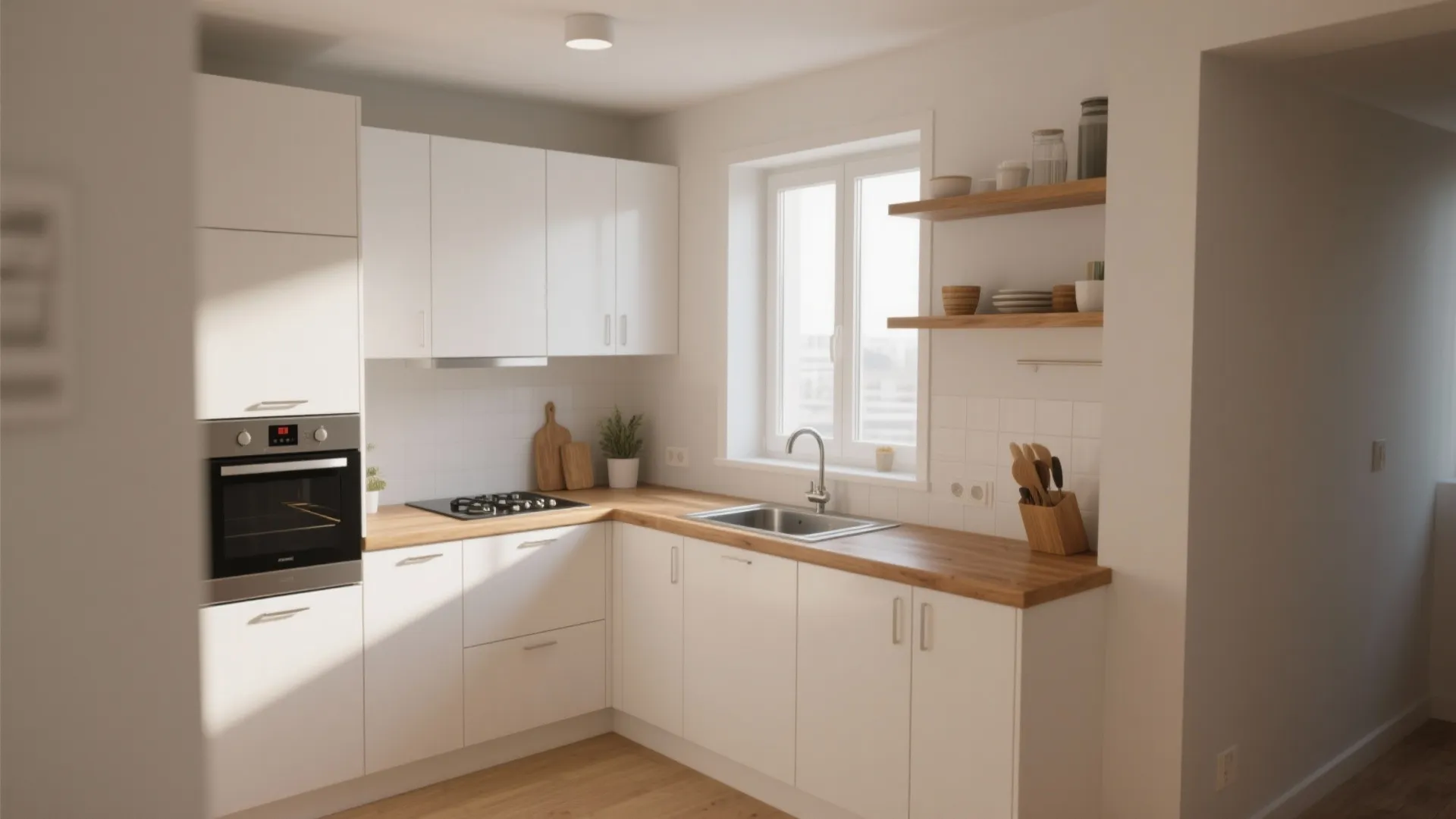 L-Shaped Kitchen Layout