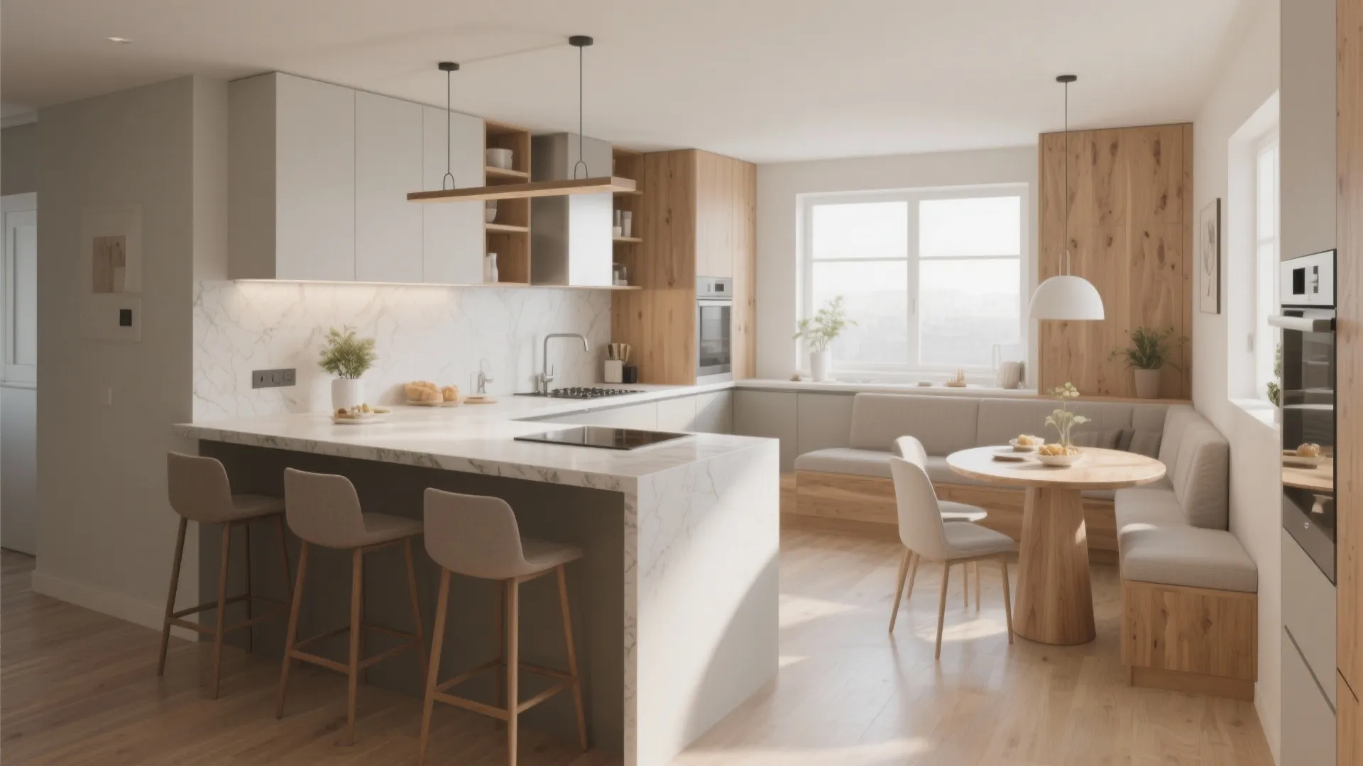 L-Shaped Kitchen Layout