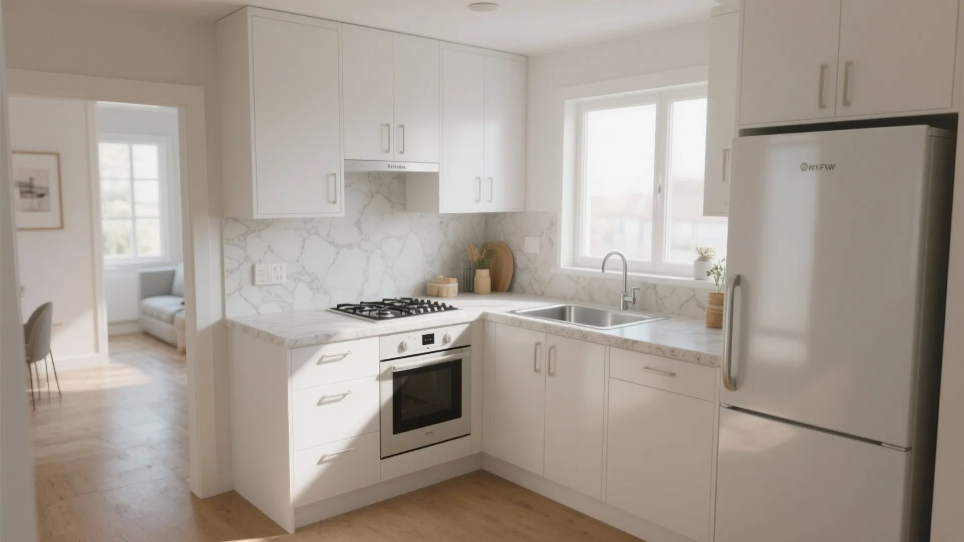 L-Shaped Layout for Better Workflow