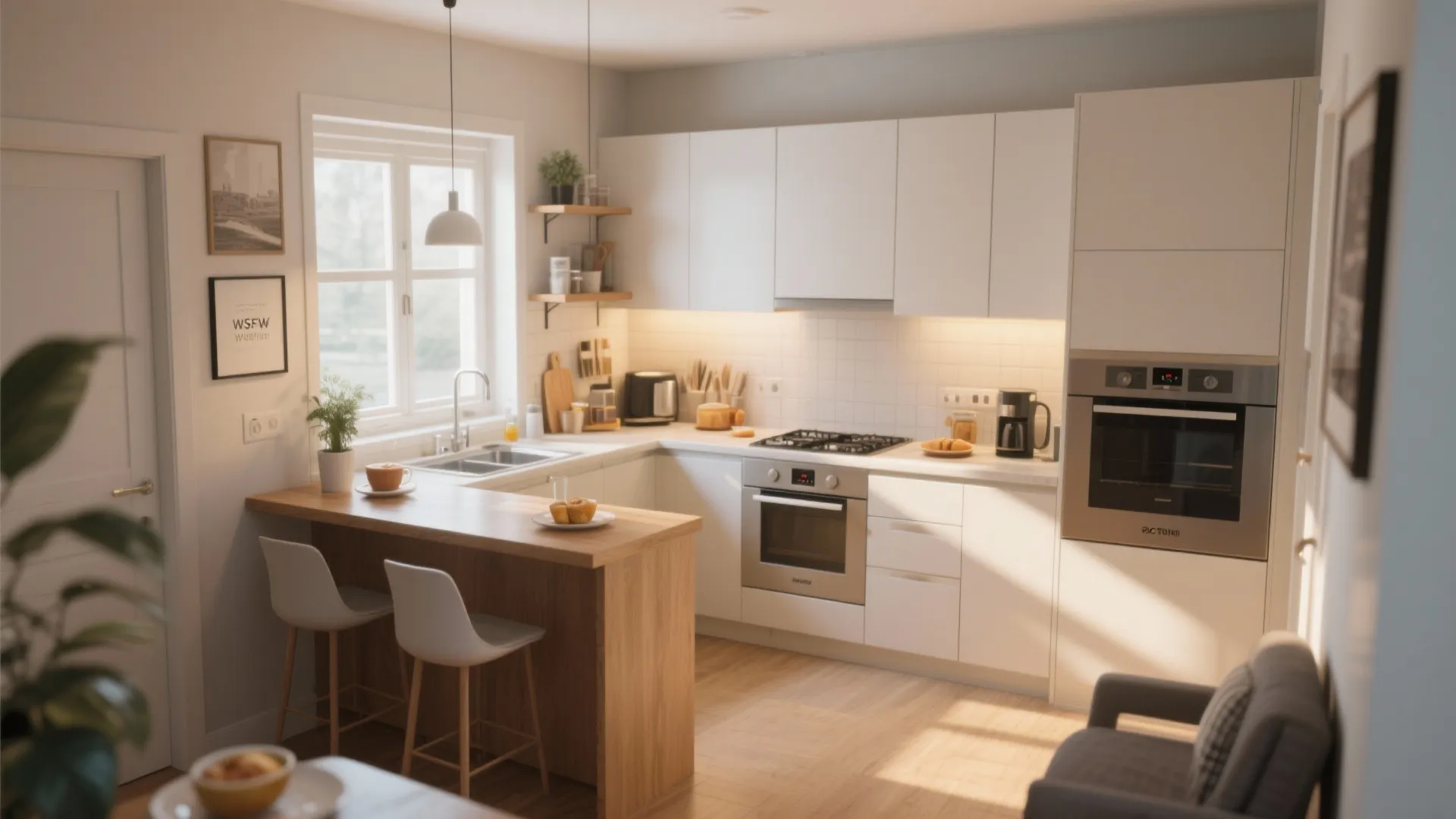 L-Shaped Kitchen Layout