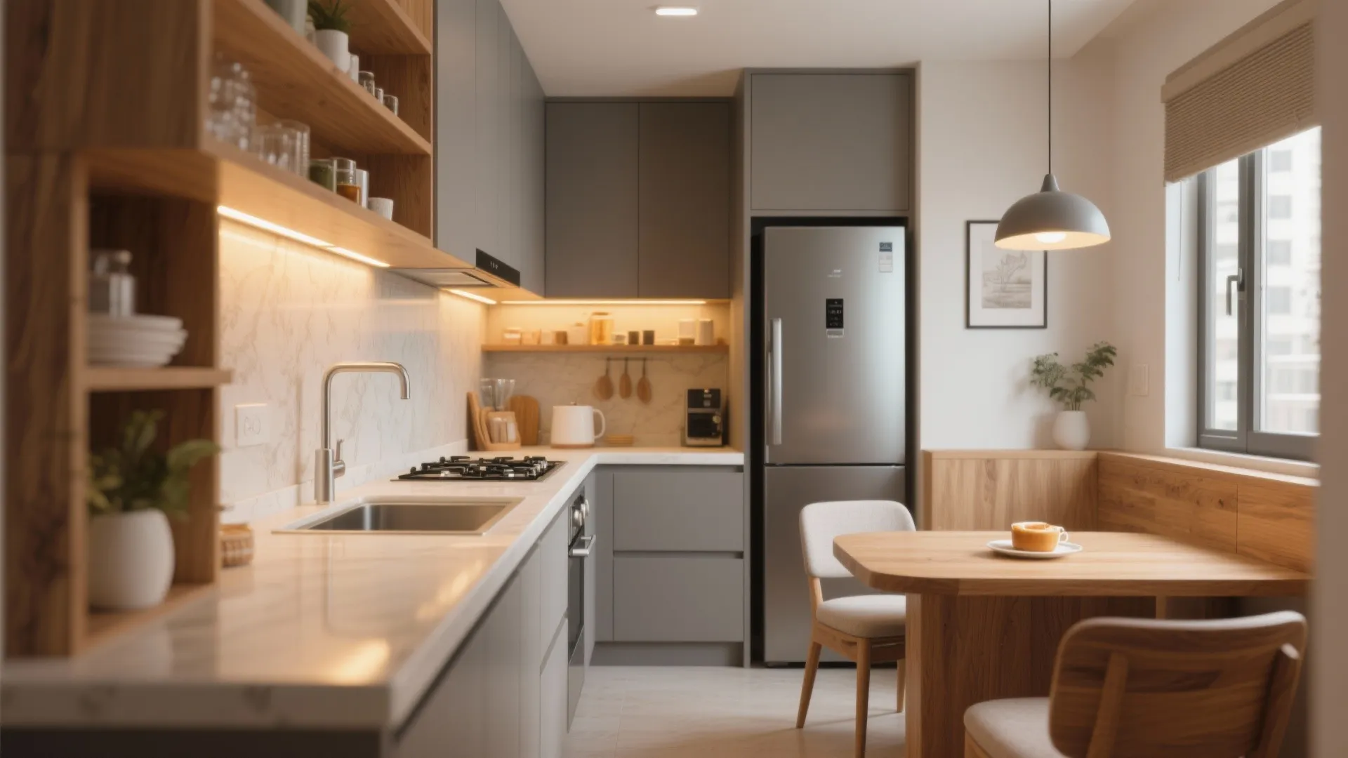 L-Shaped Kitchen Layout