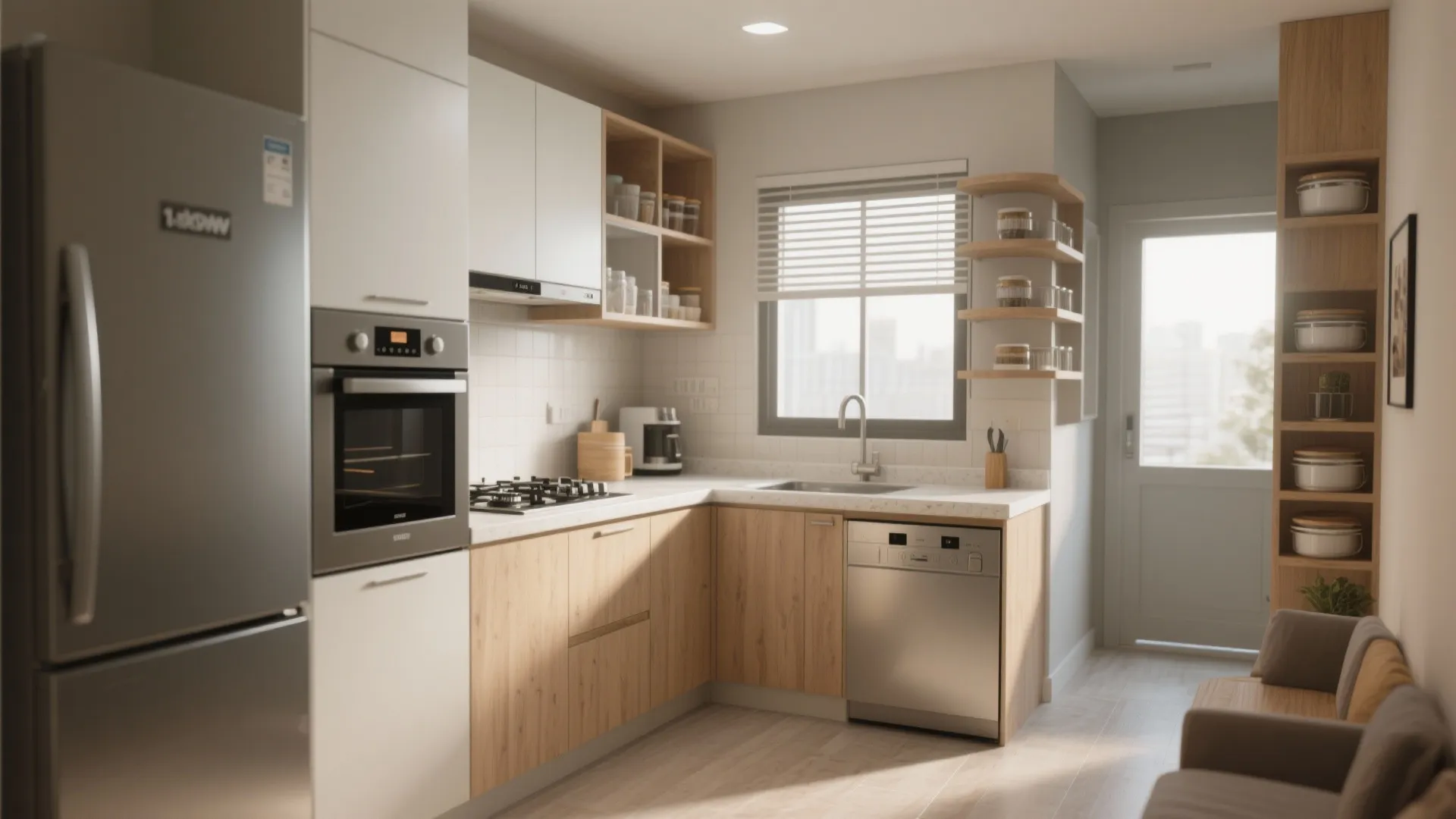 L-Shaped Kitchen Layout