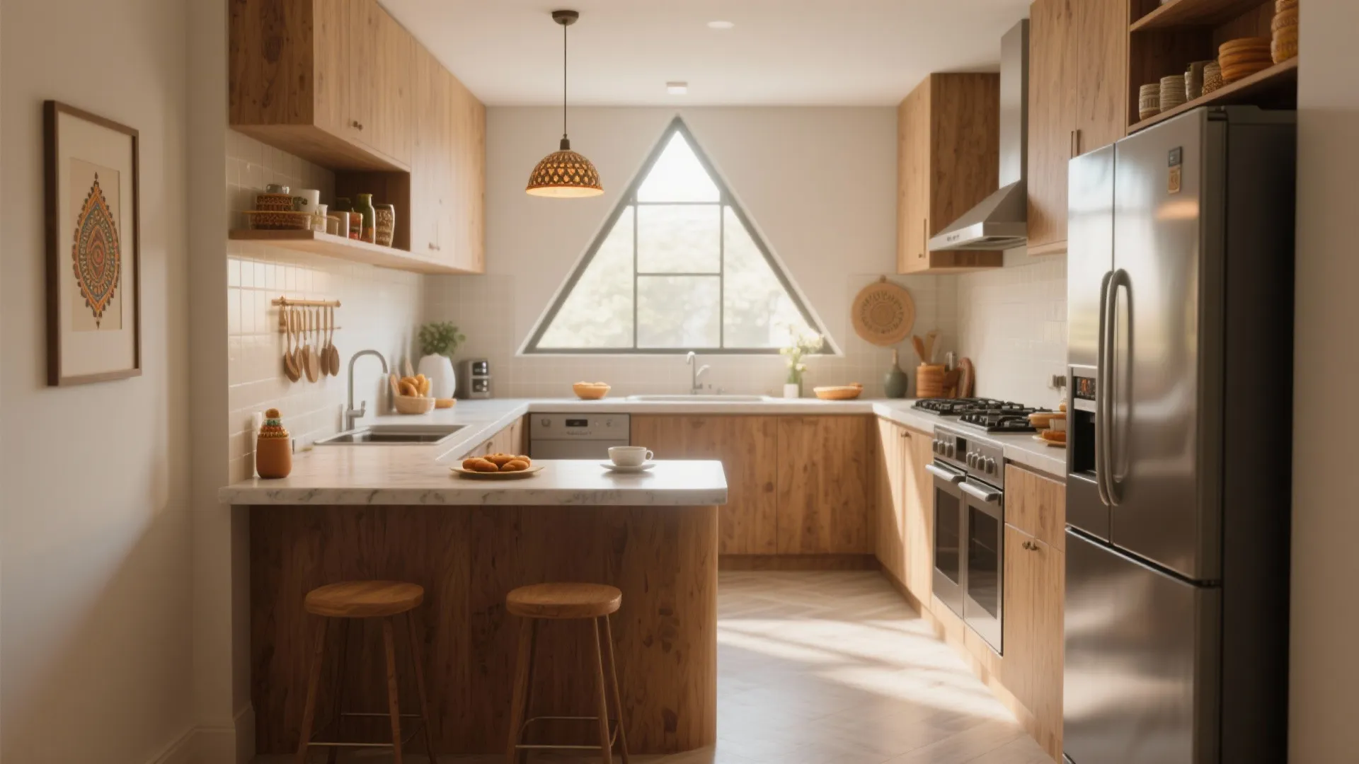 L-Shaped Kitchen Layout