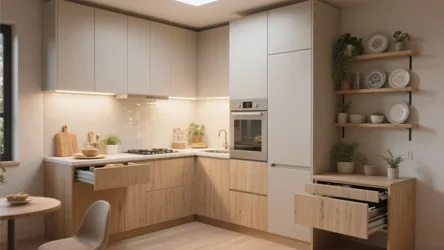 Small L-Shaped Kitchen Design — 5 Ideas