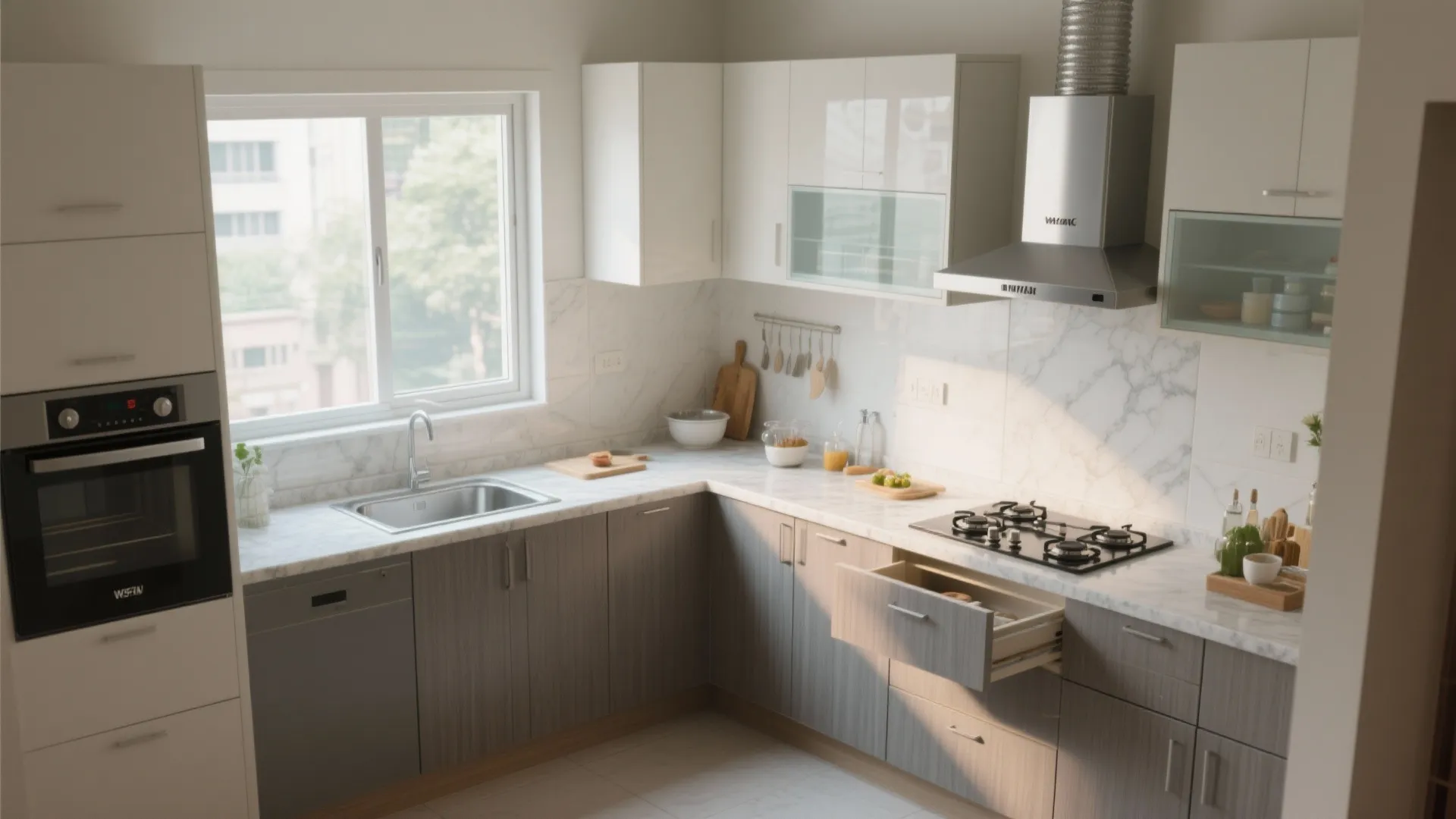 L-Shaped Layout to Unlock More Counter Space