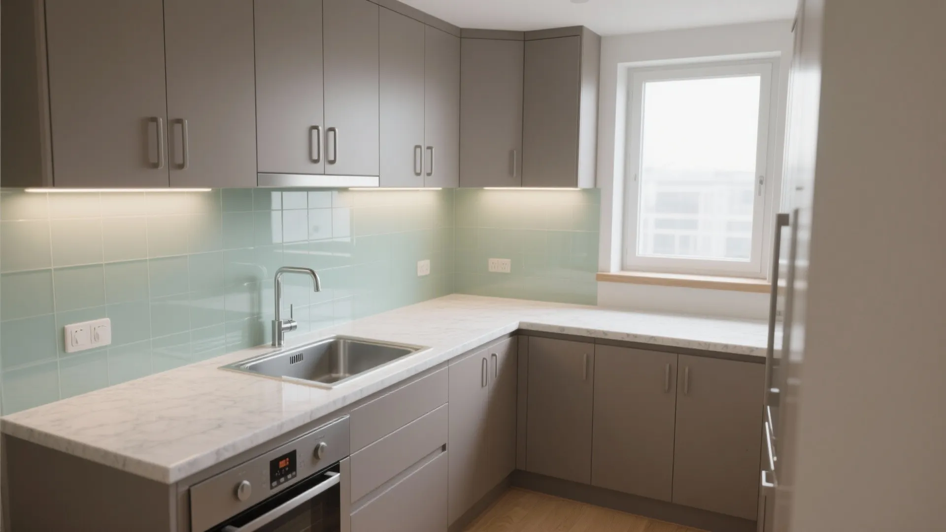 Efficient L-Shaped Layout