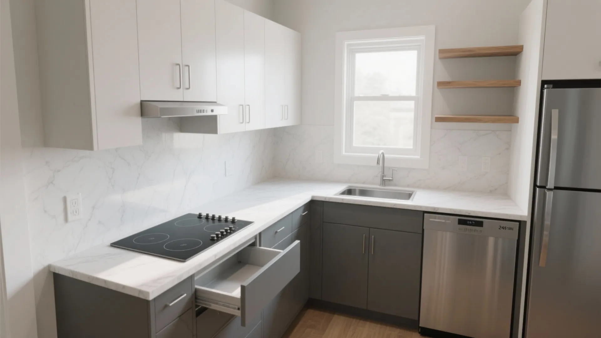 L-Shaped Layout to Unlock Counter Space