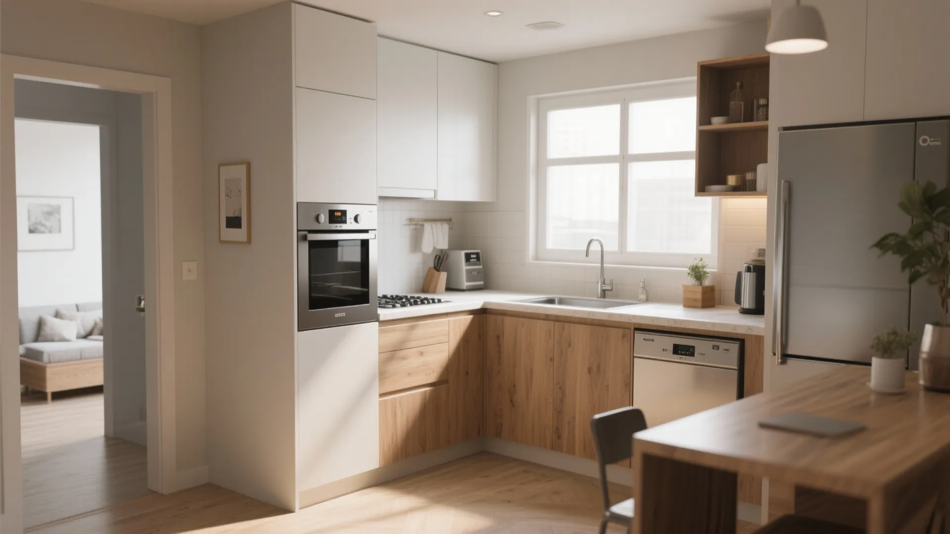 L-Shaped Kitchen Layout