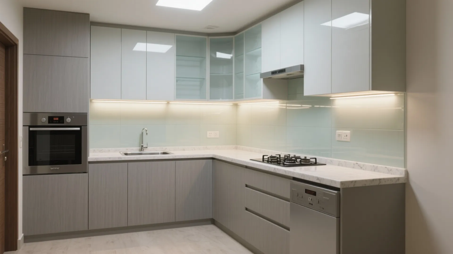 L-Shaped Kitchen That Frees Counter Space