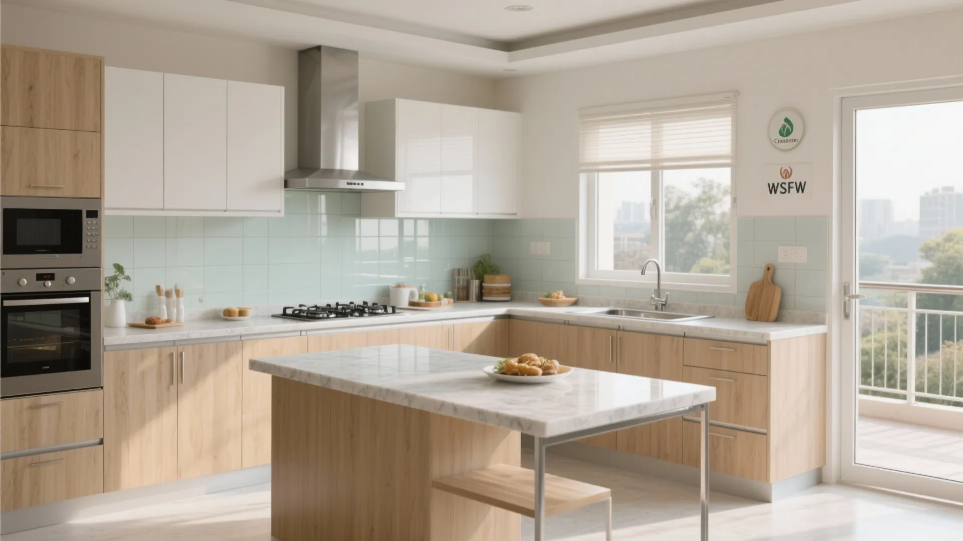 Ventilated, Easy-Clean Kitchens with Smart Zones