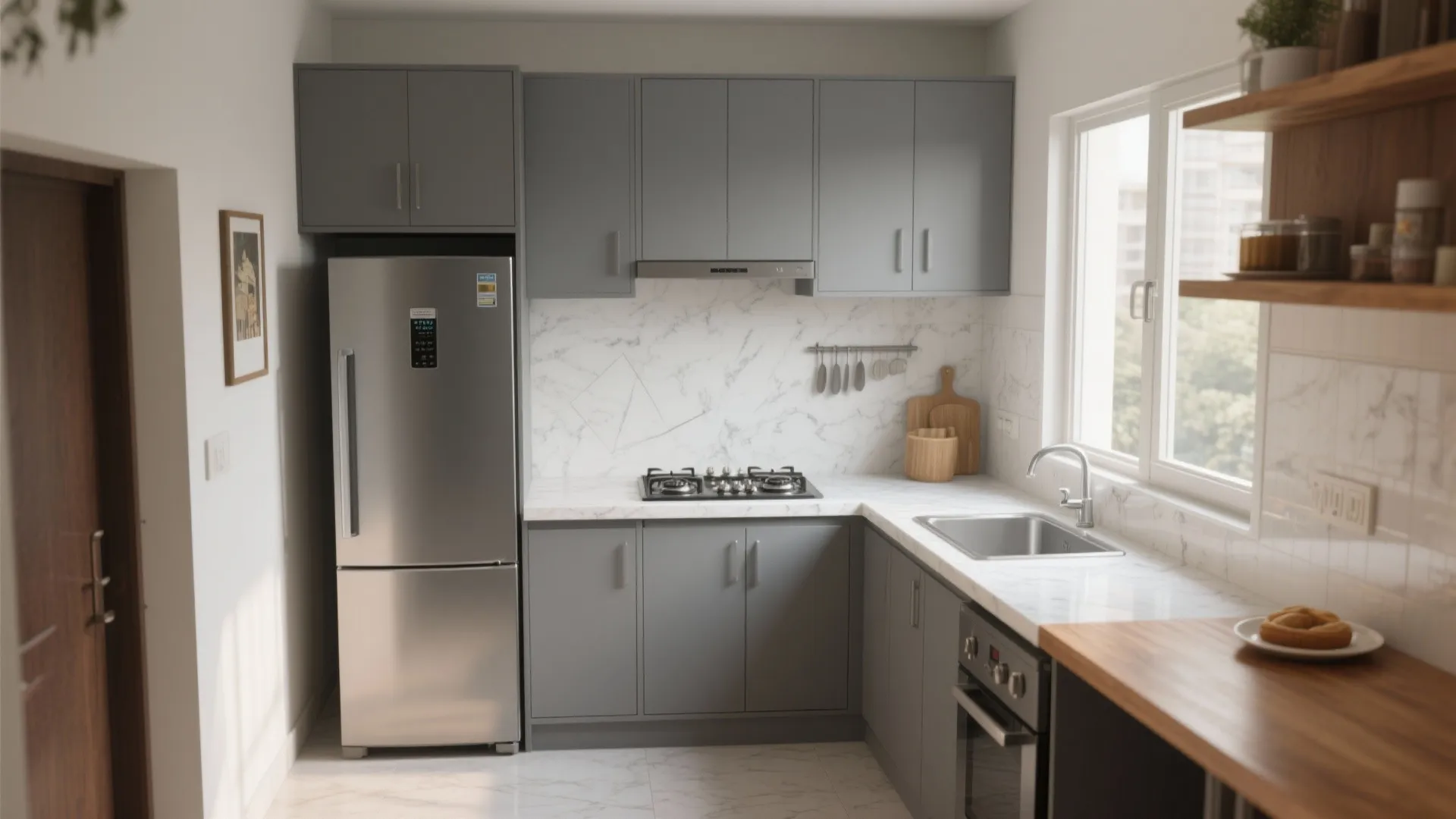 L-Shaped Layout to Unlock More Counter Space