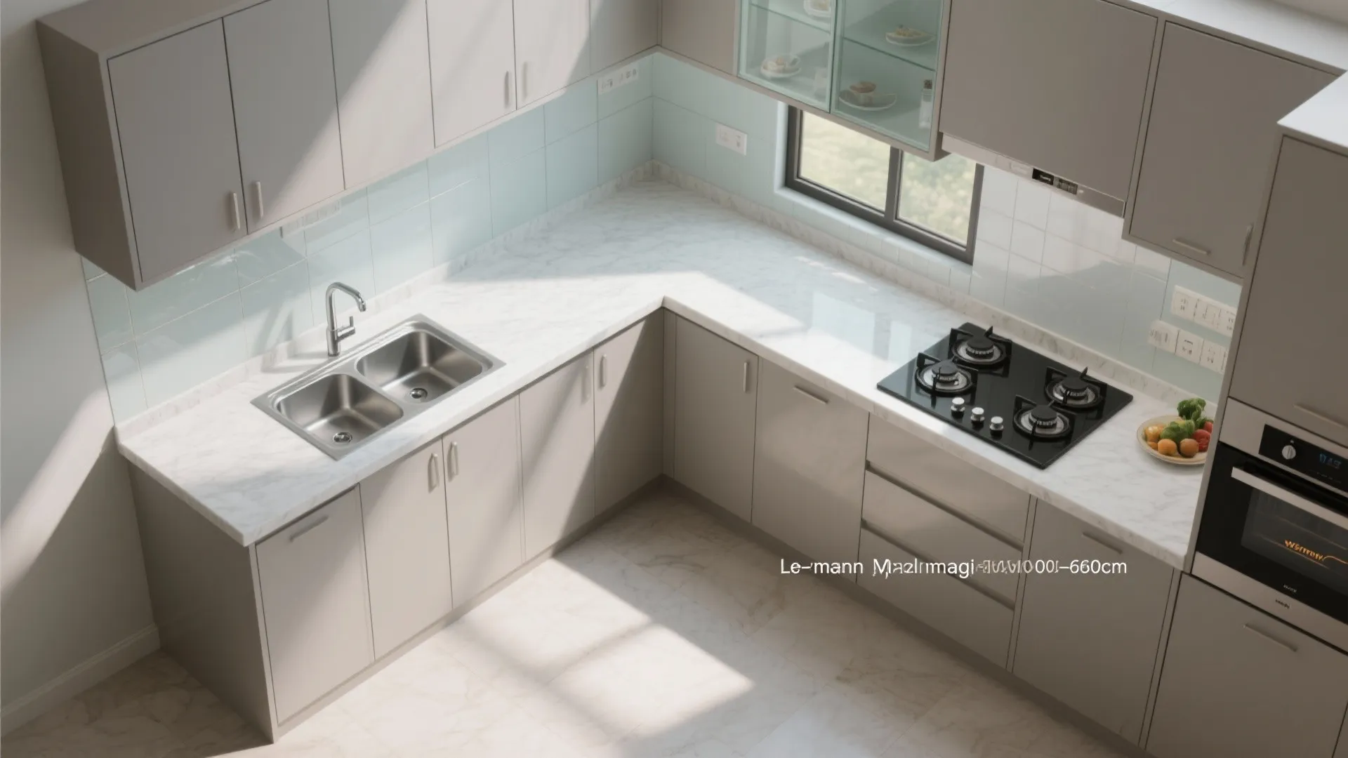 L-Shaped Kitchen That Flows