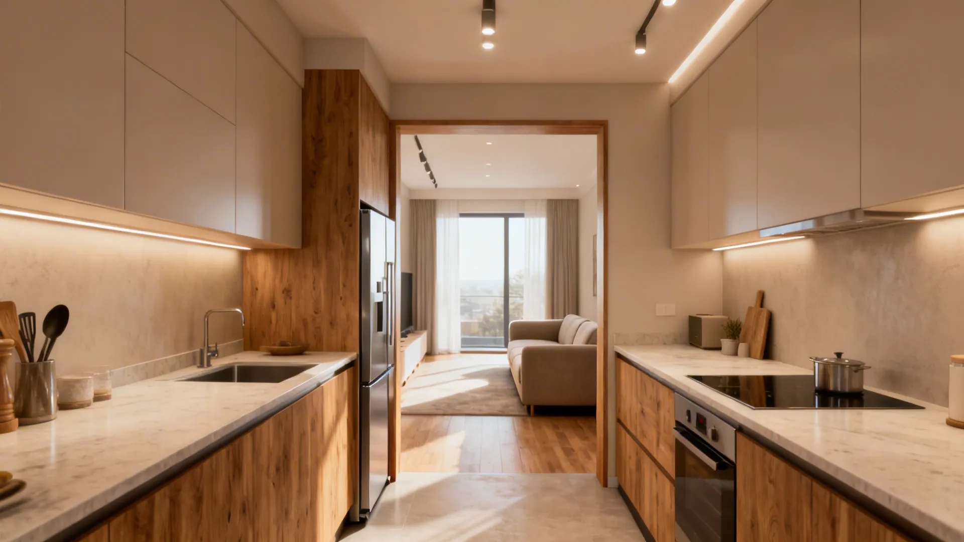 L-shaped layouts that unlock countertop space