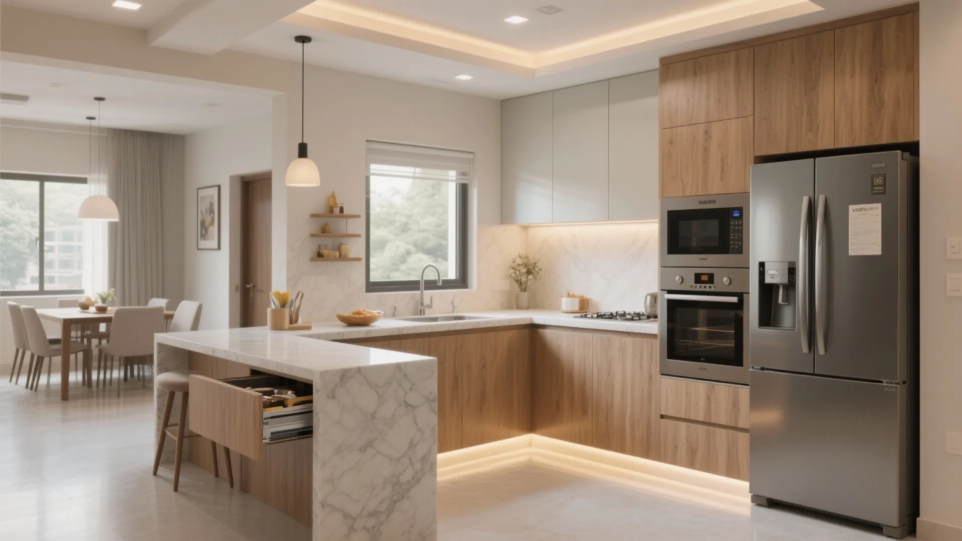 3) Space-smart L layouts: stretch your countertops, even in compact kitchens