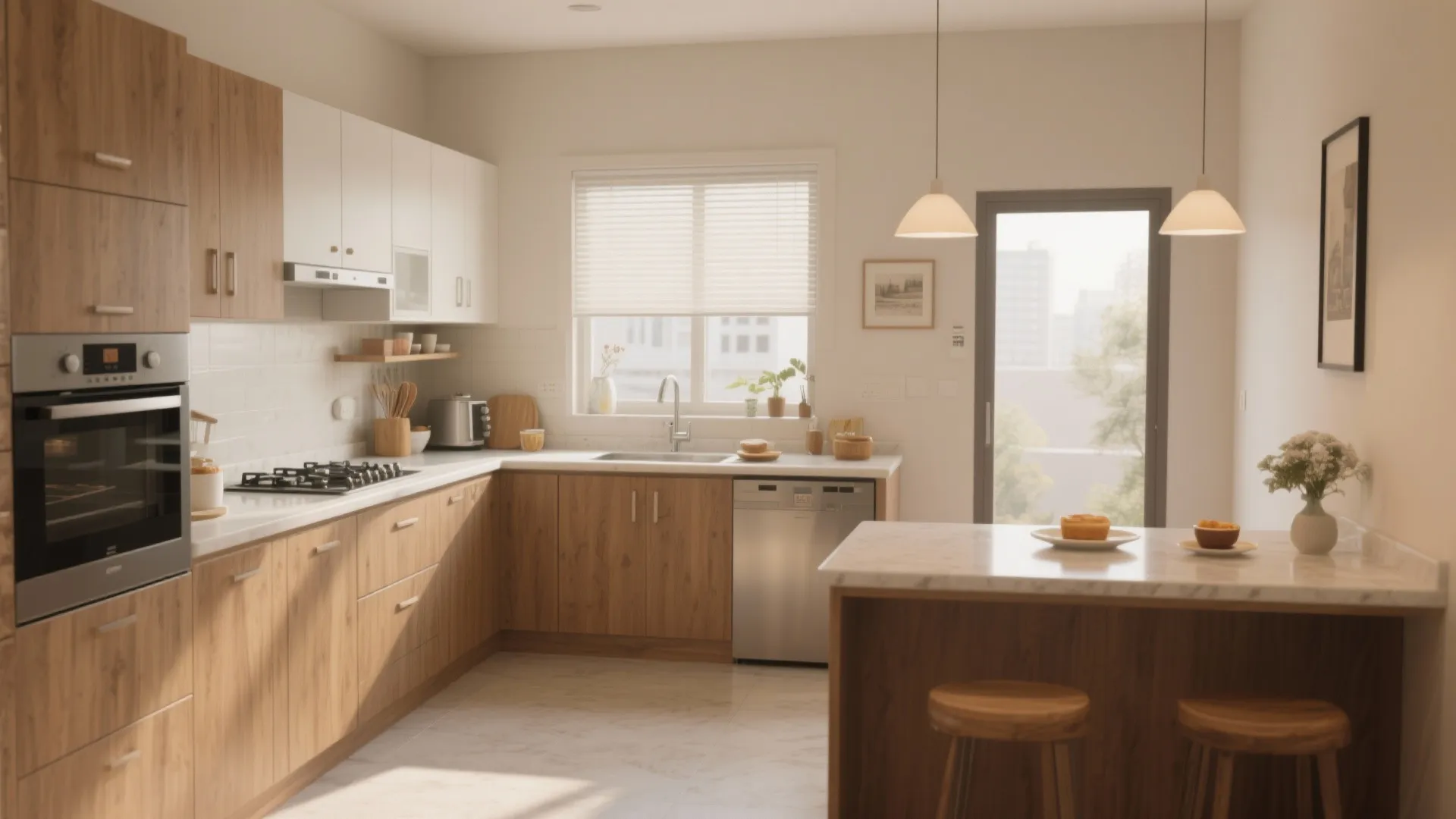 L-Shaped Kitchen Layout