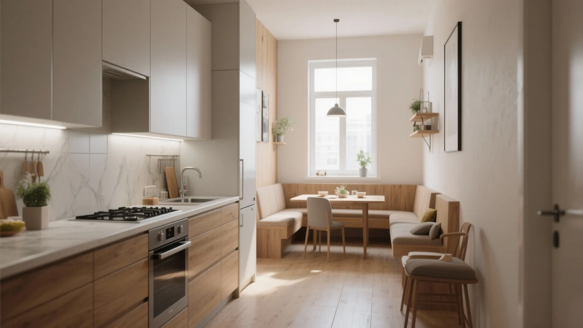 L-Shaped Layout for Optimized Workflow