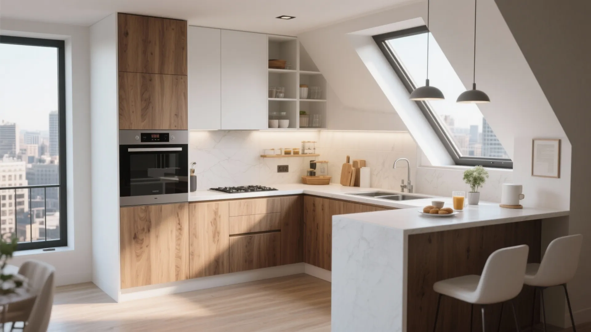 L-Shaped Layout for Better Flow