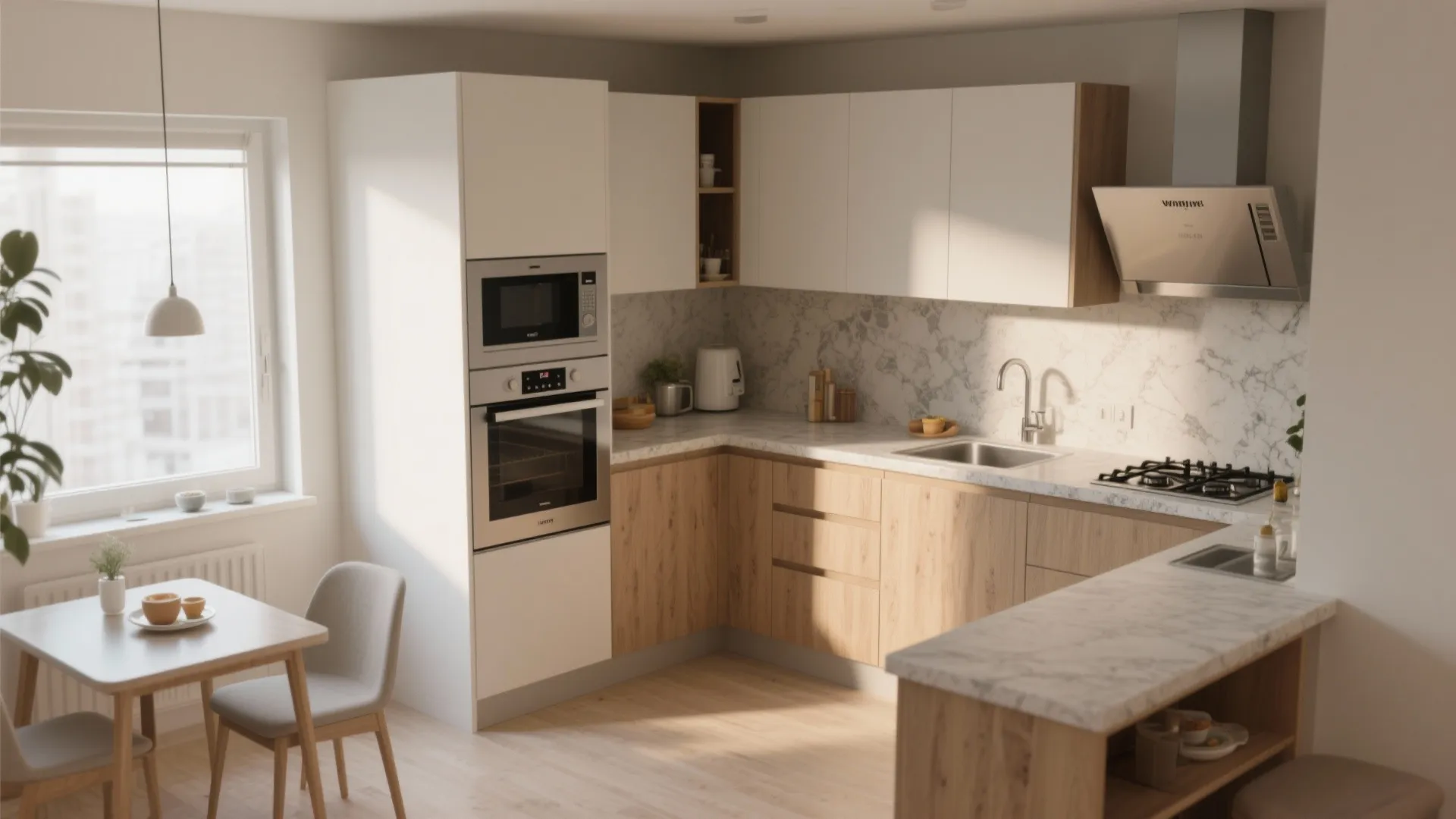 L-Shaped Kitchen Layout