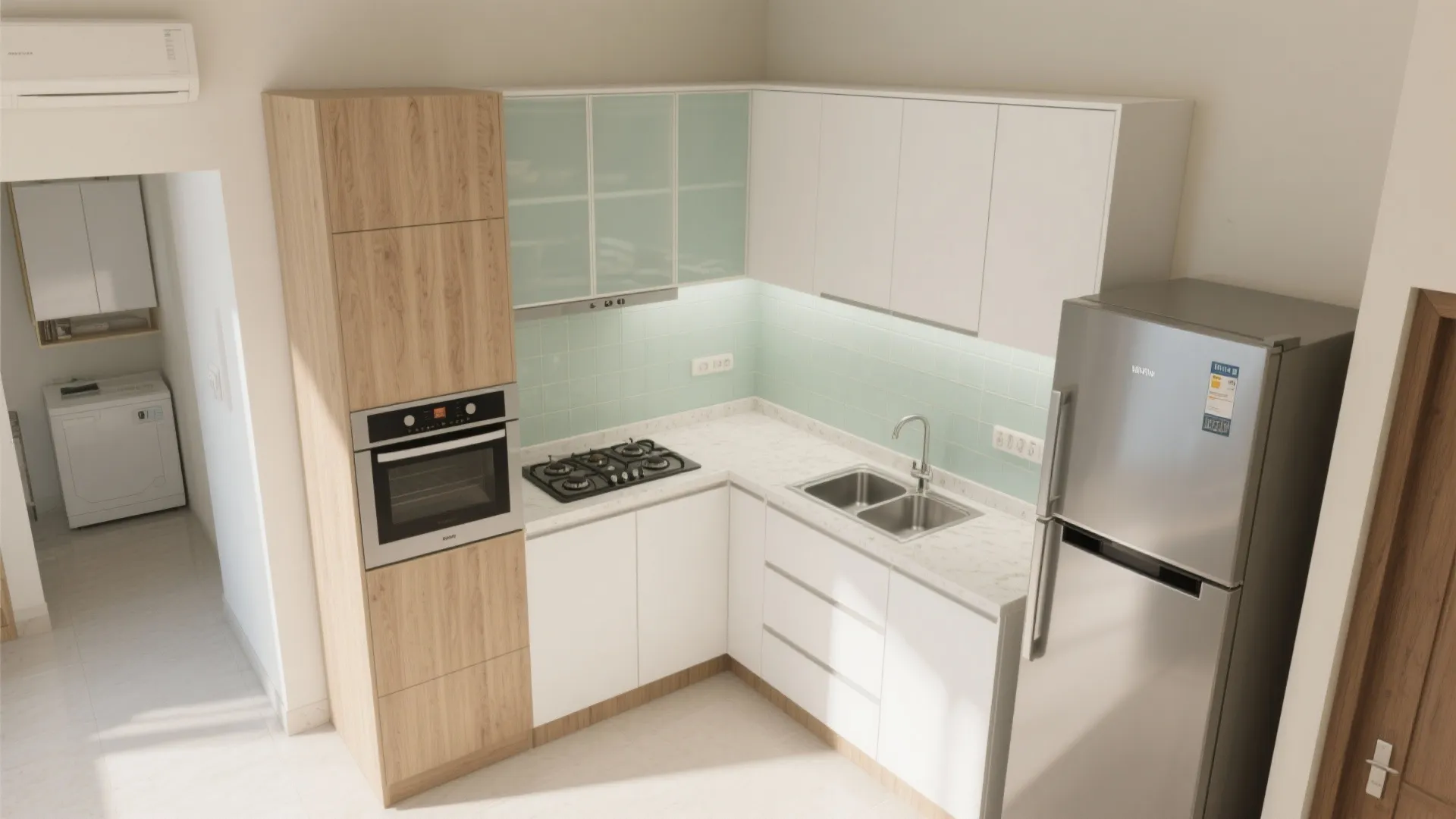 L-Shaped Layout to Unlock More Counter Space