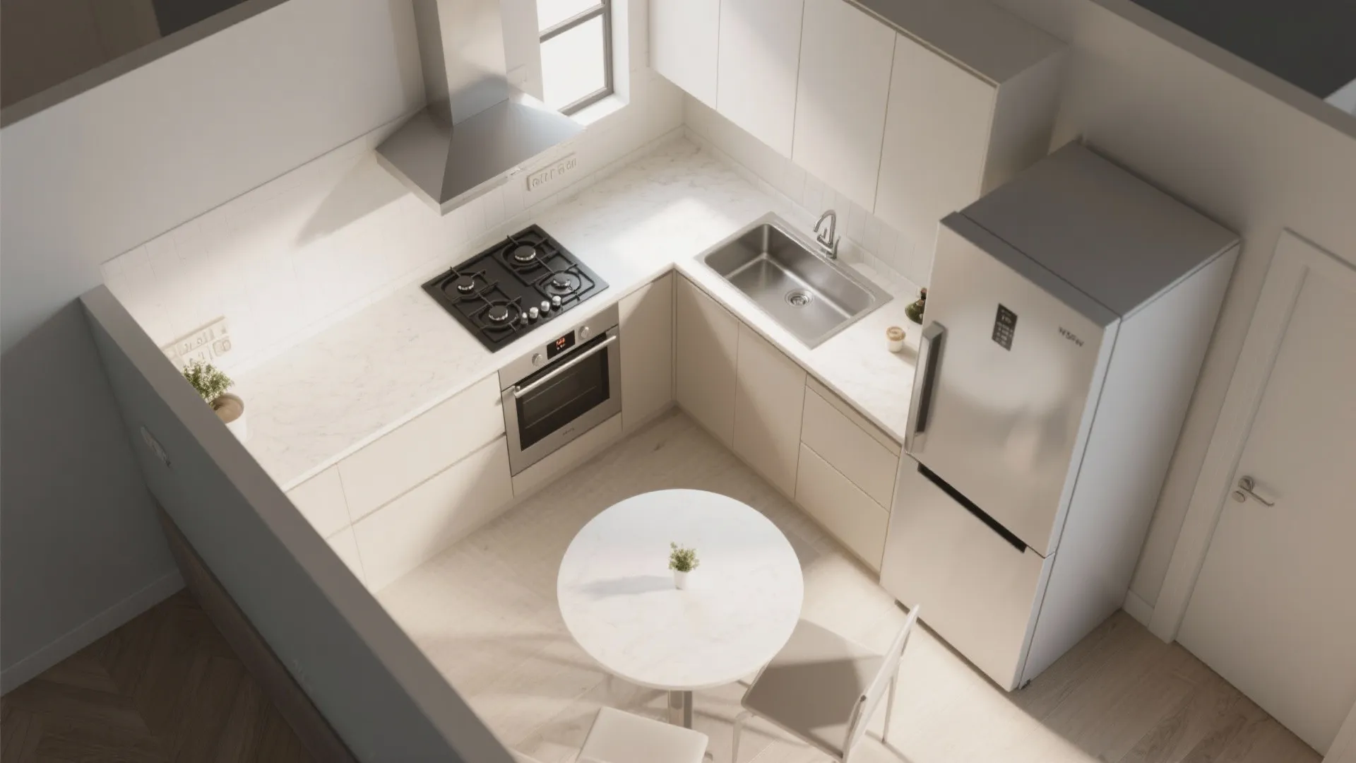 L-shaped layouts to unlock usable counter space