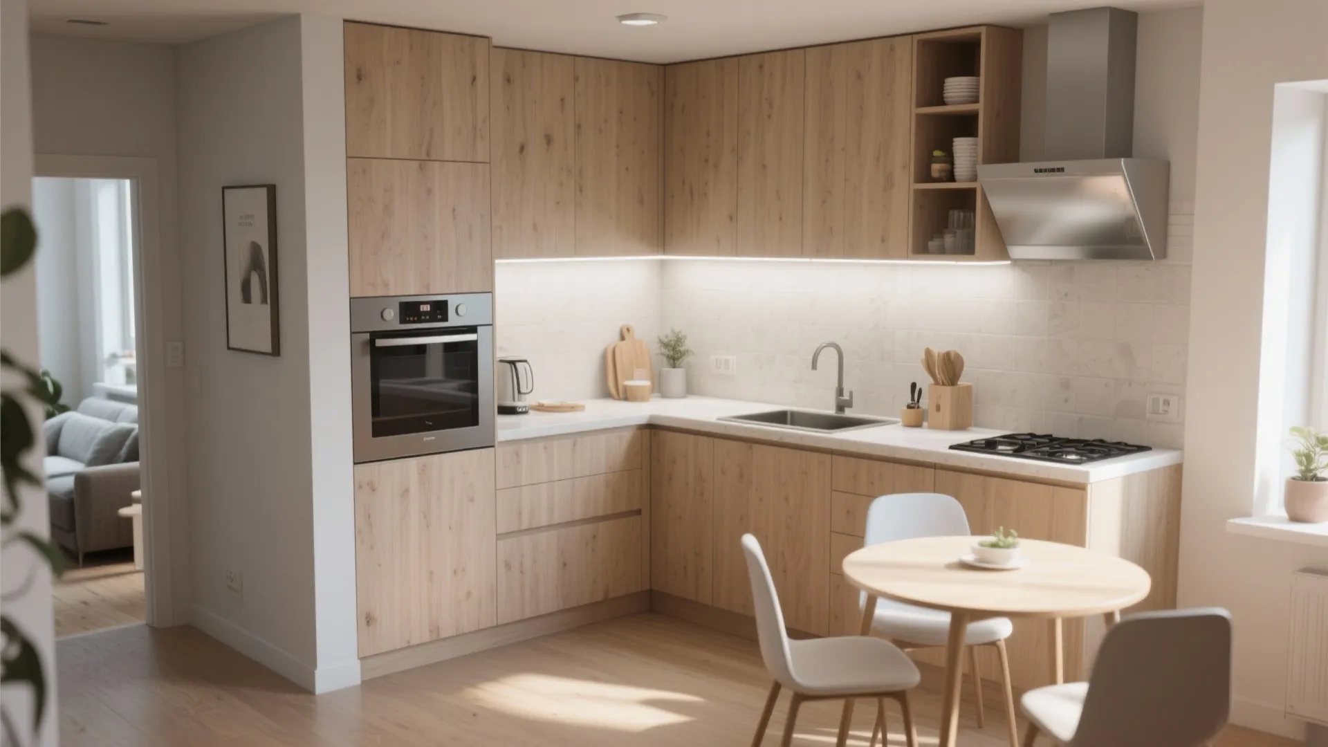 L-Shaped Kitchen Layout