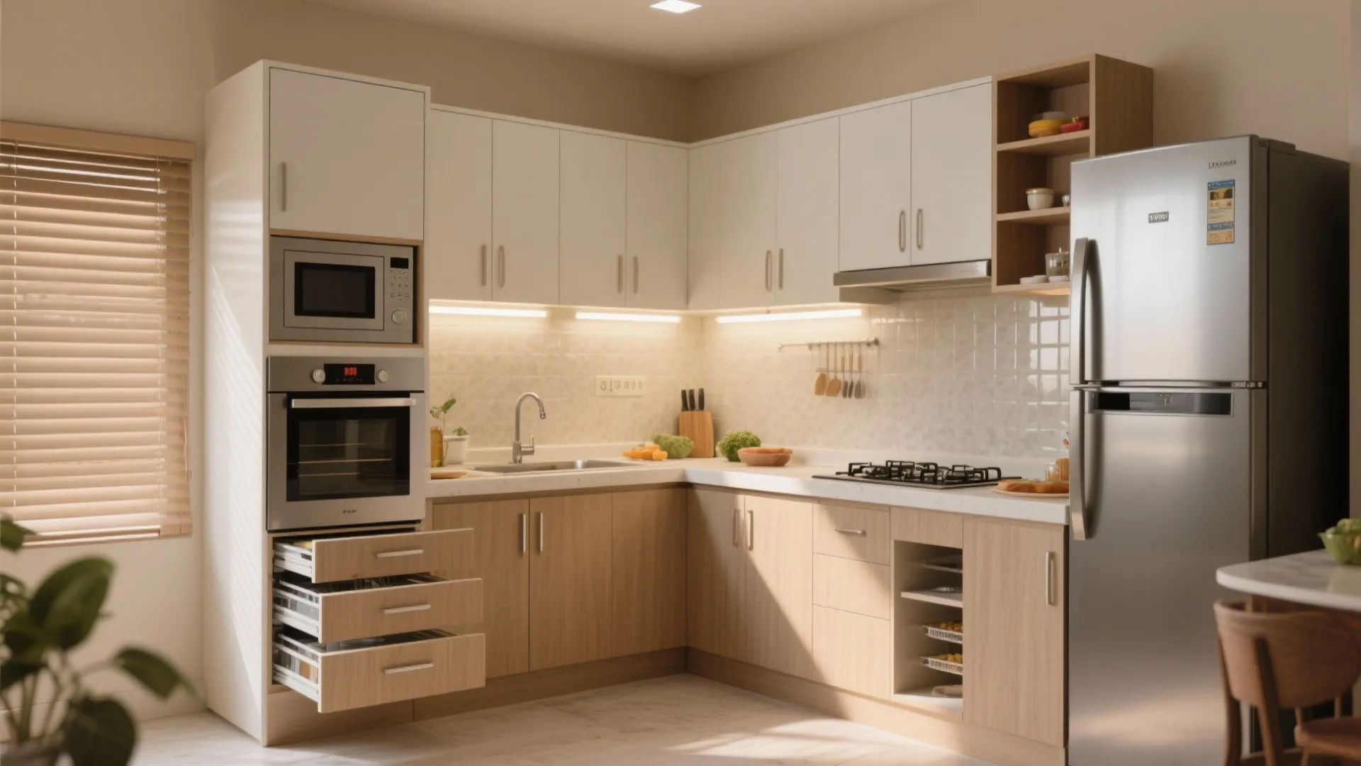 Modular kitchen zoning that actually works