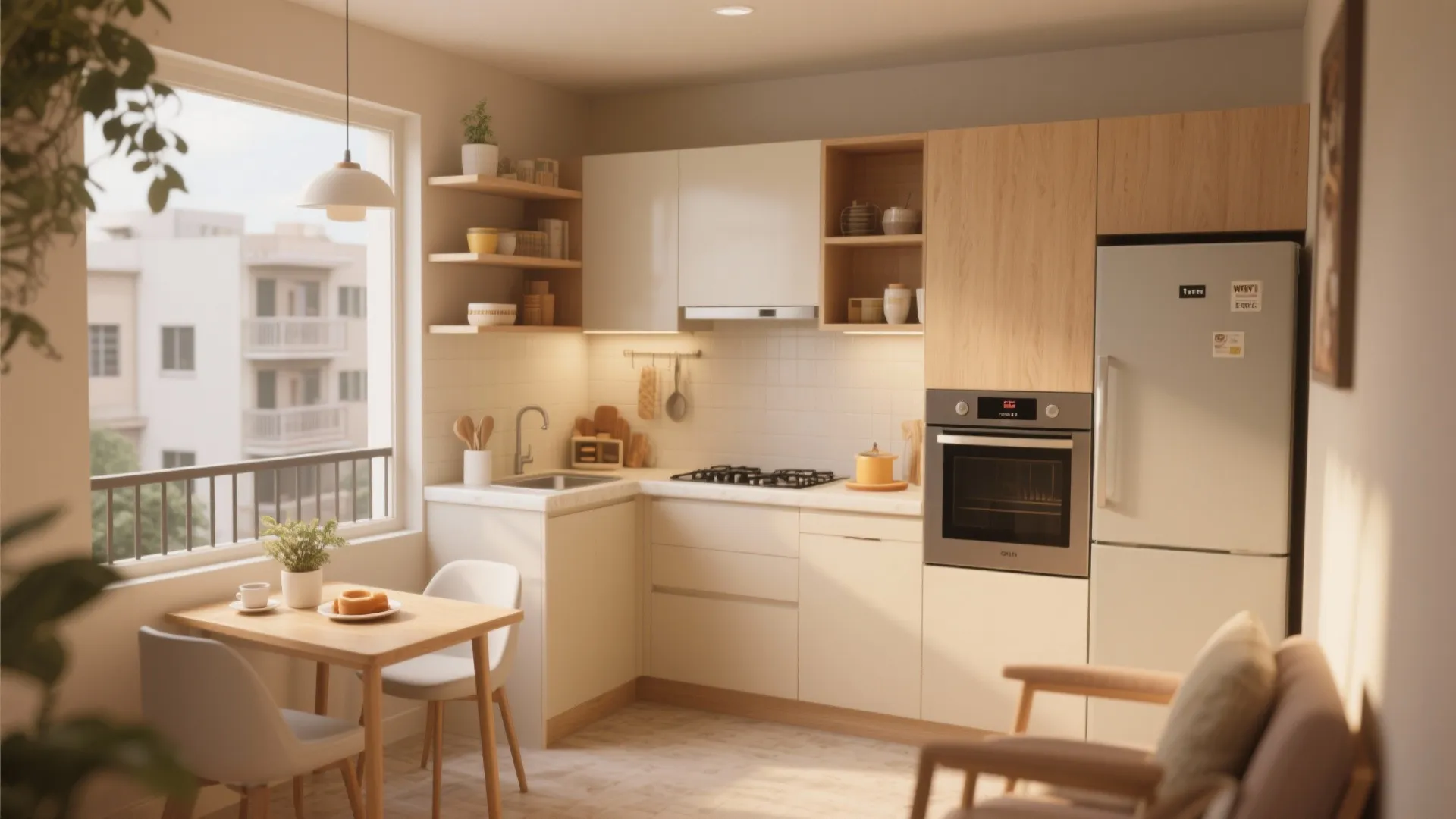 L-Shaped Kitchen Layout