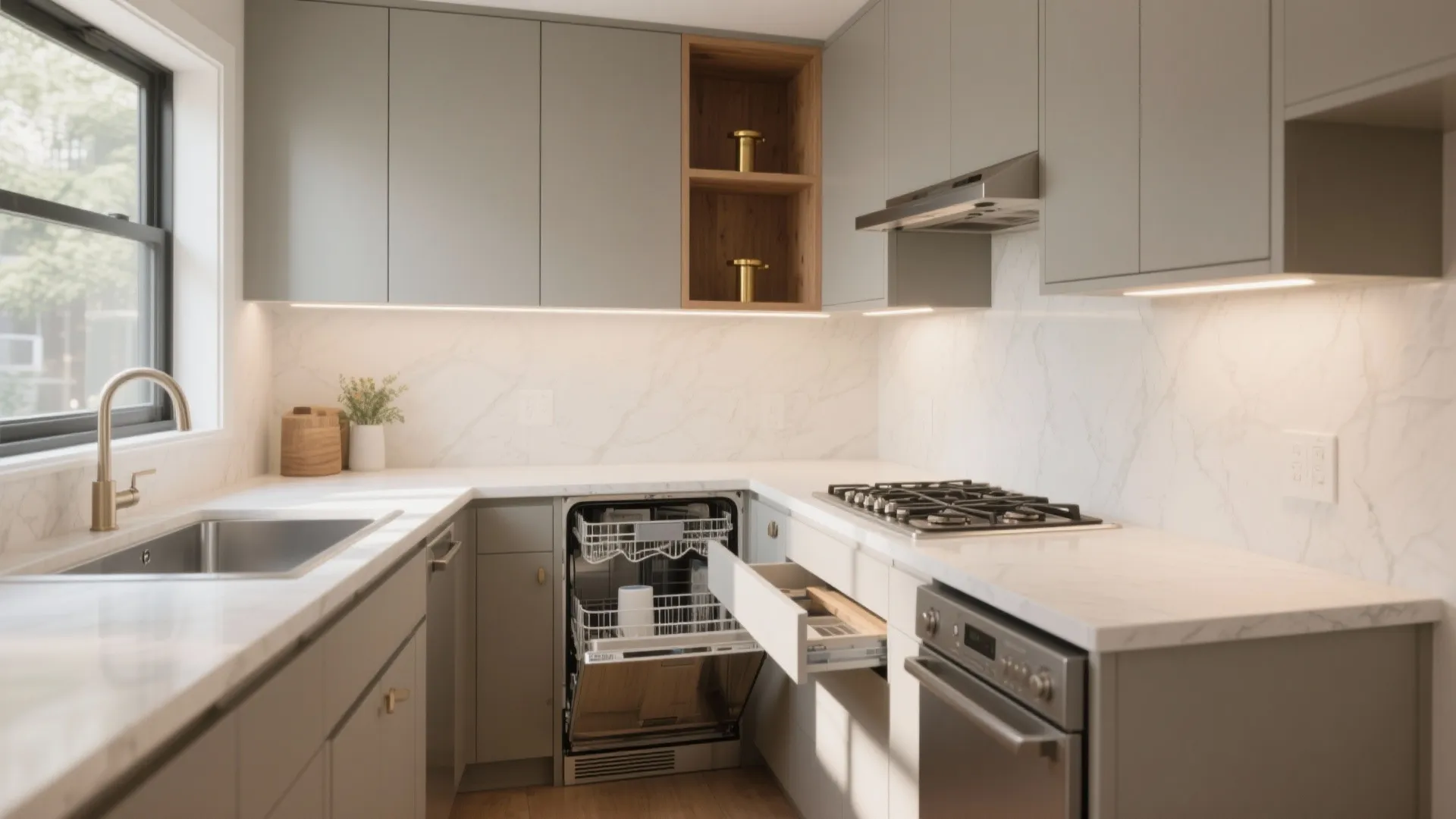 L-Shaped Layout to Unlock Counter Space