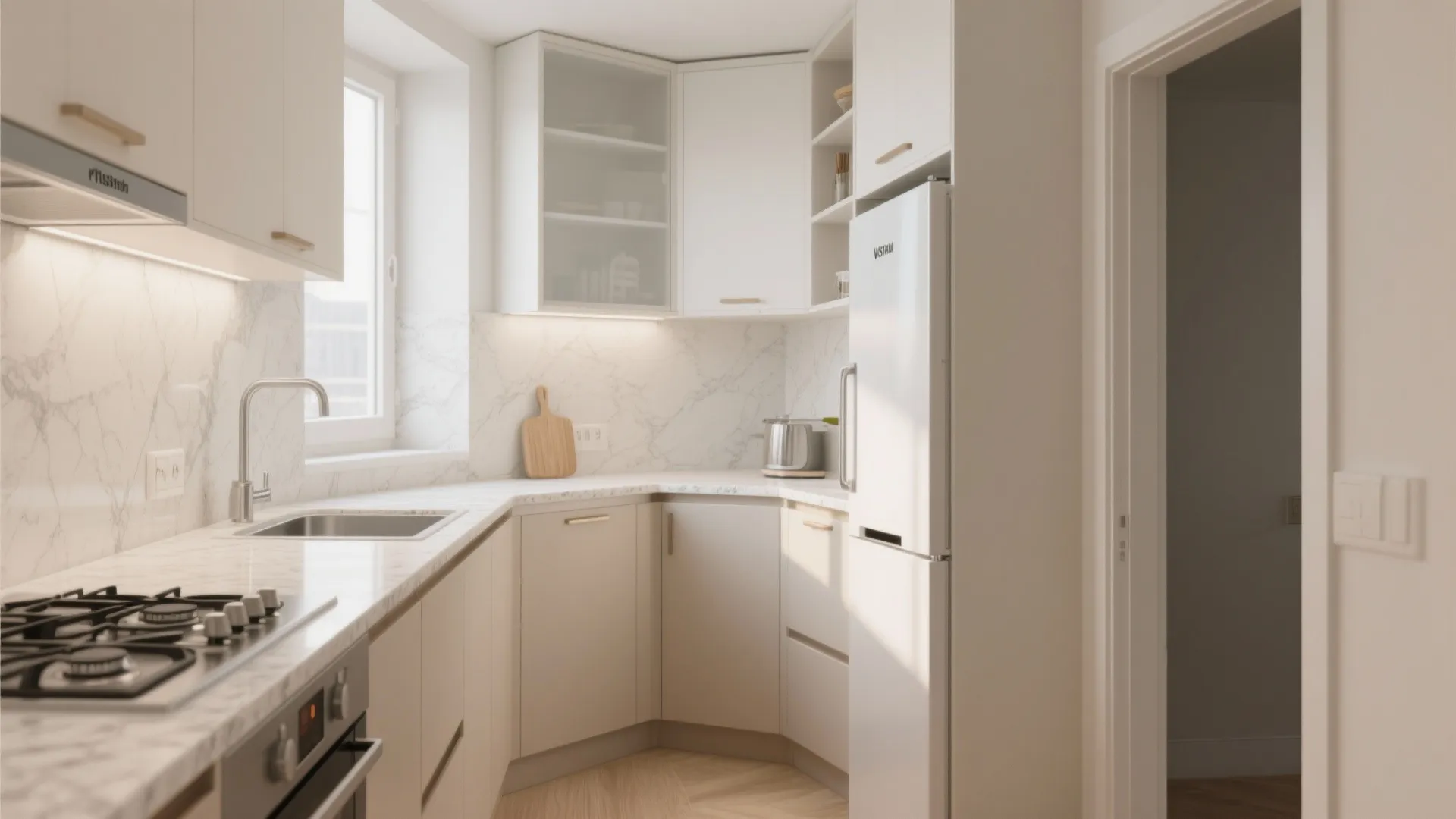 L-Shaped Kitchen To Unlock Counter Space